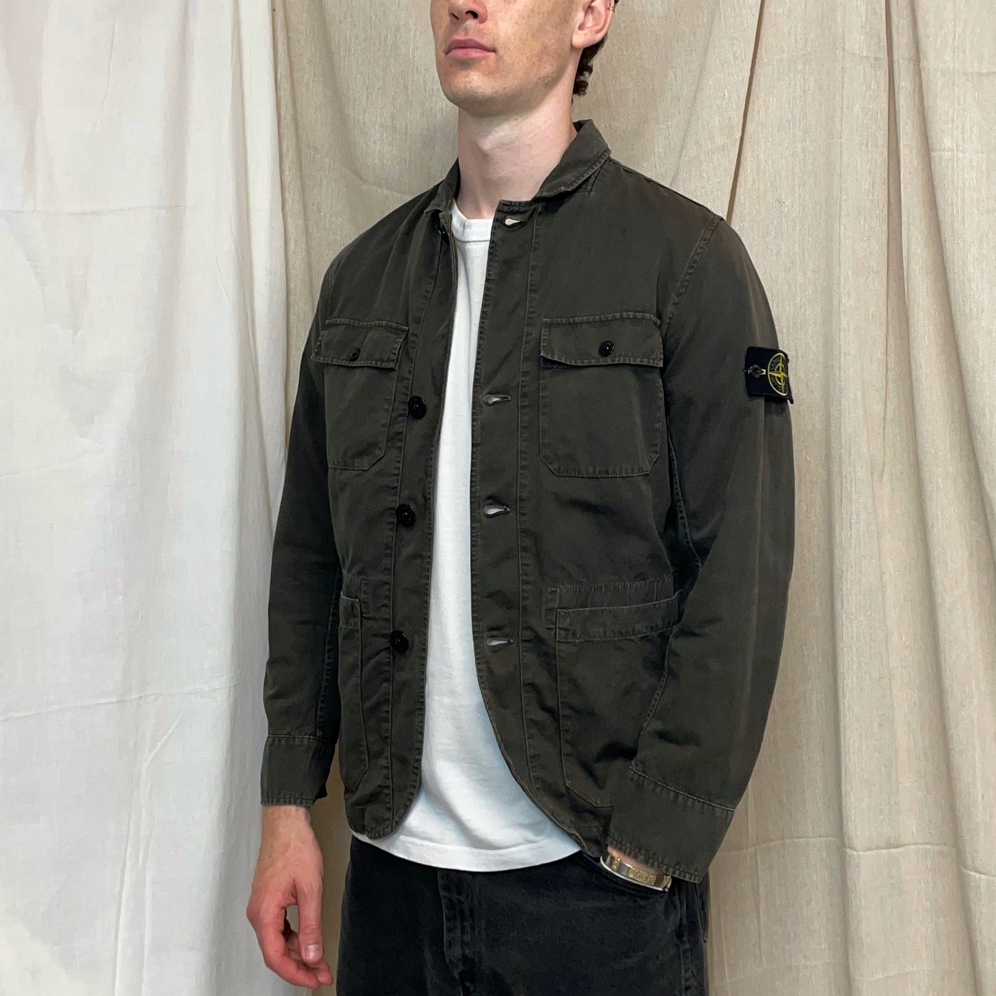 Stone Island Brown SS12 Army Tex Cotton 01 - OLD Field Jacket