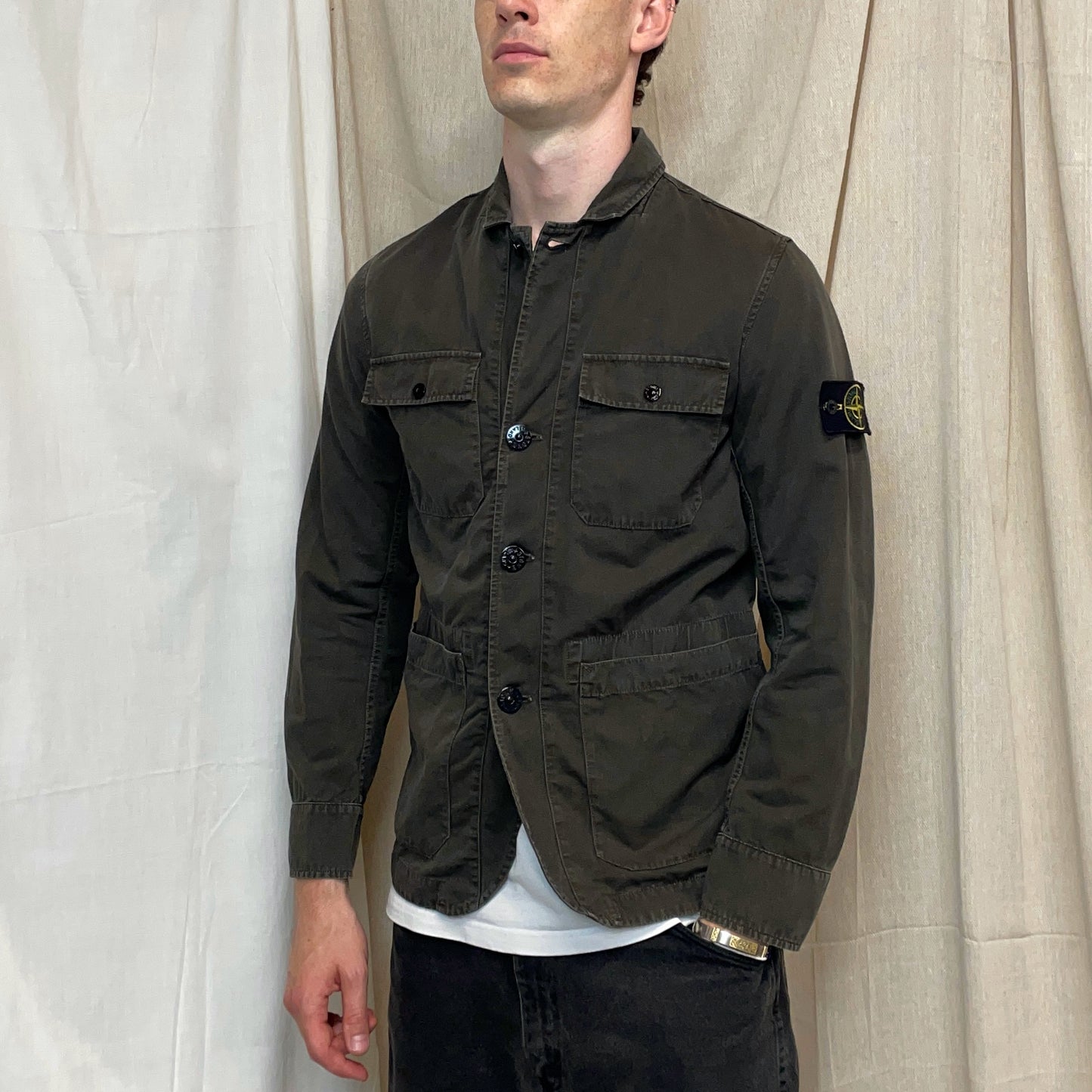 Stone Island Brown SS12 Army Tex Cotton 01 - OLD Field Jacket