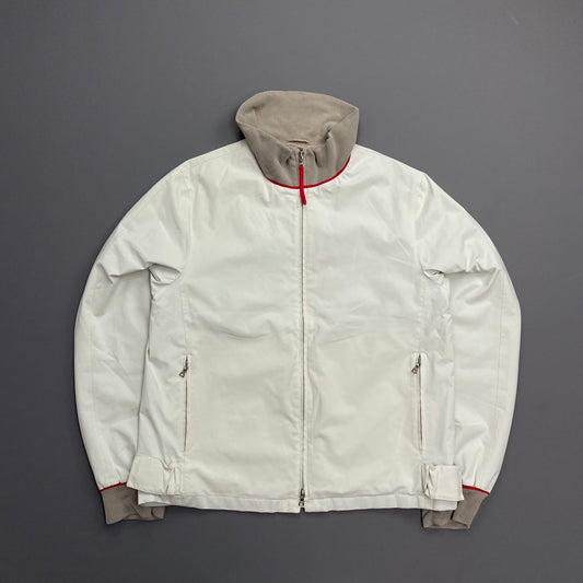 Prada Sport White & Grey 00s Goretex Harrington Jacket