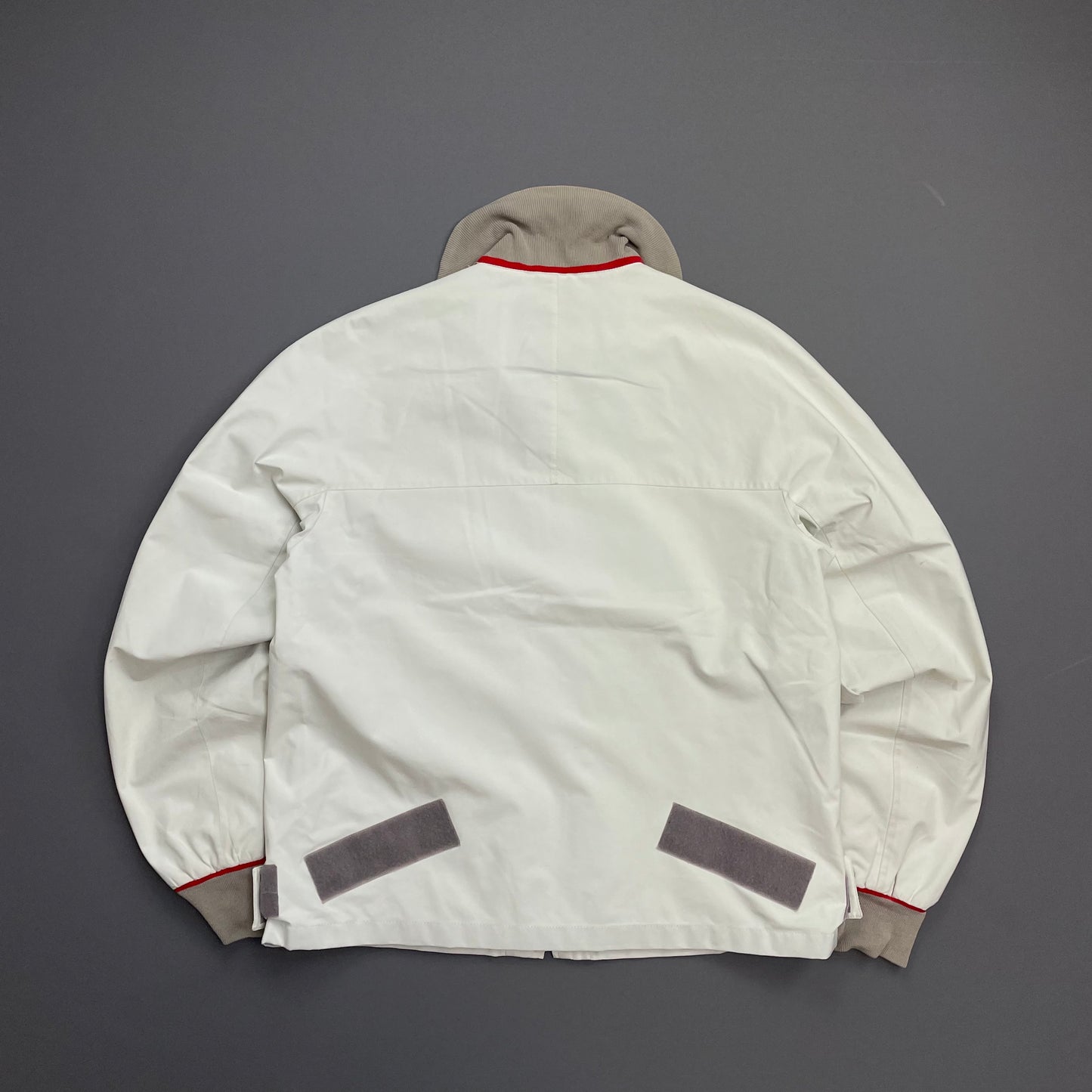 Prada Sport White & Grey 00s Goretex Harrington Jacket