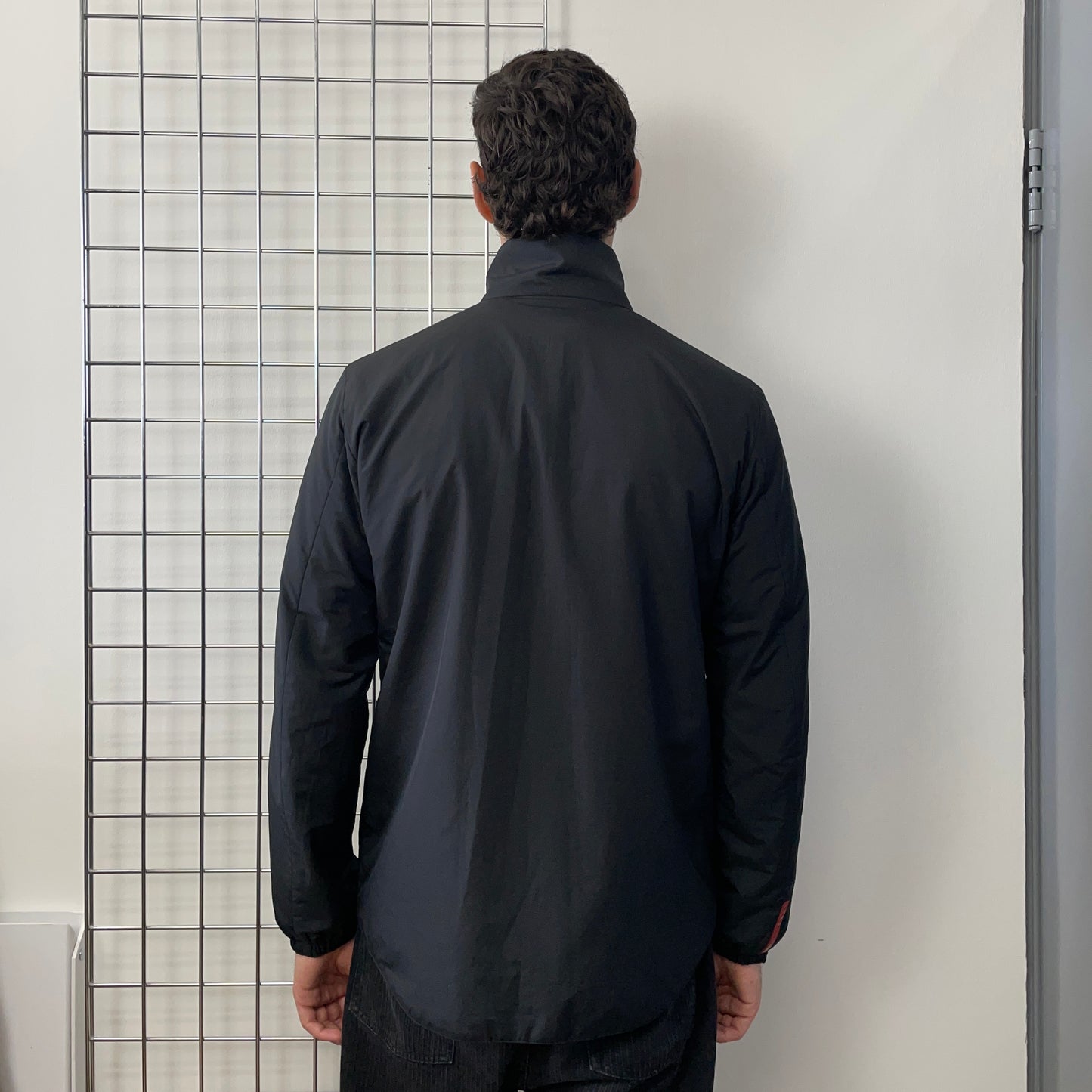 Prada Sport Black 00s Technical Minimalist Jacket