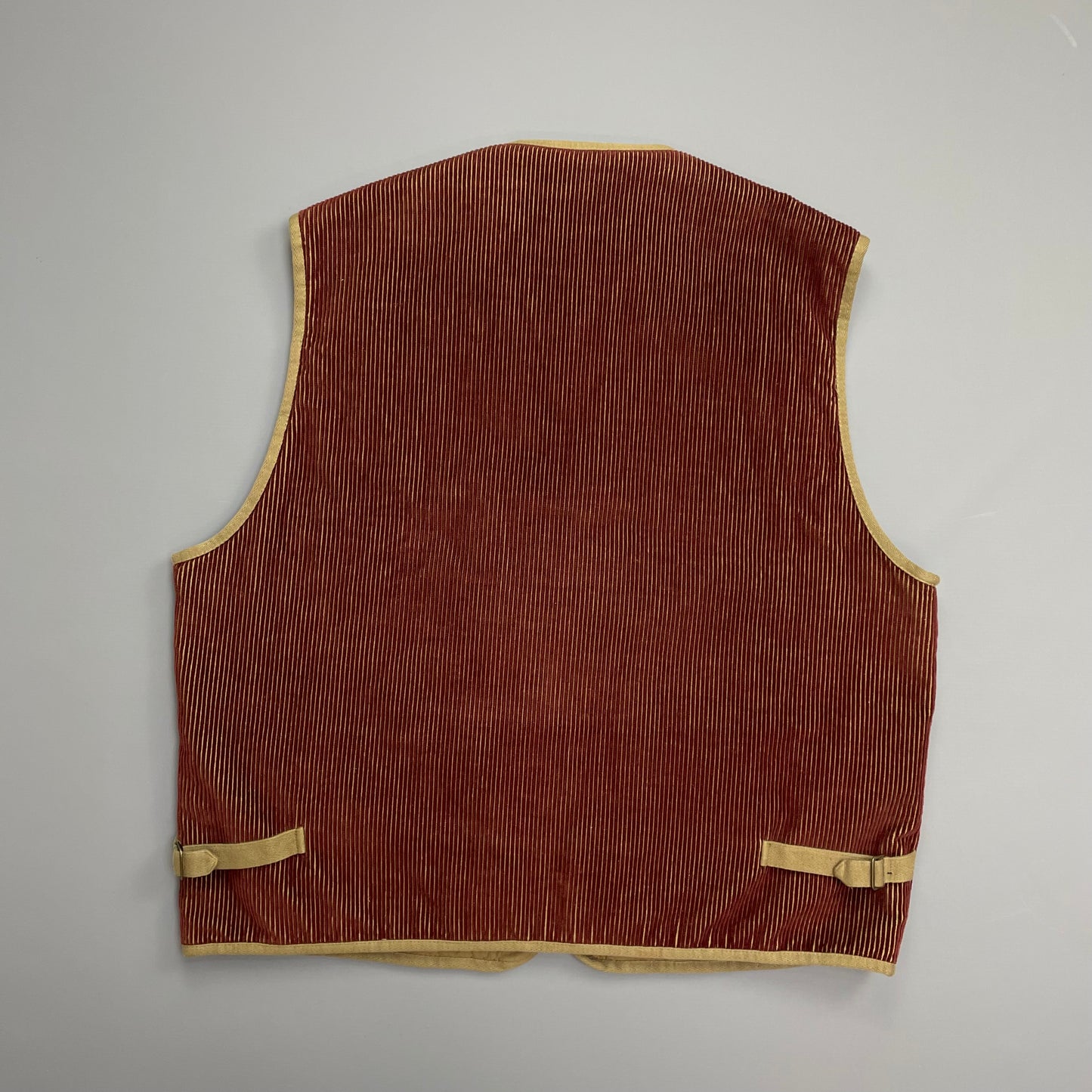 C.P. Company Maroon AW94 Corduroy Button-Up Gilet Vest