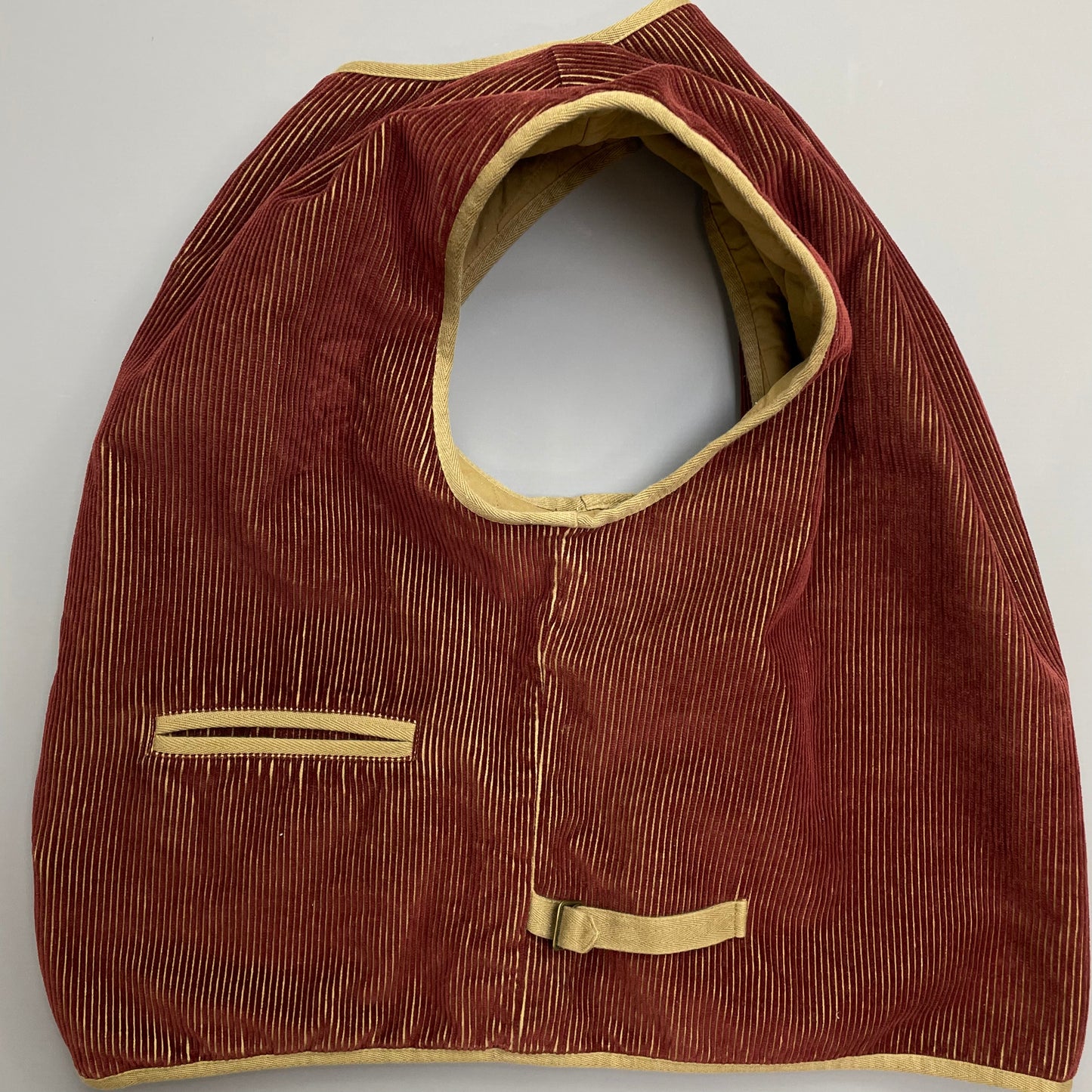 C.P. Company Maroon AW94 Corduroy Button-Up Gilet Vest