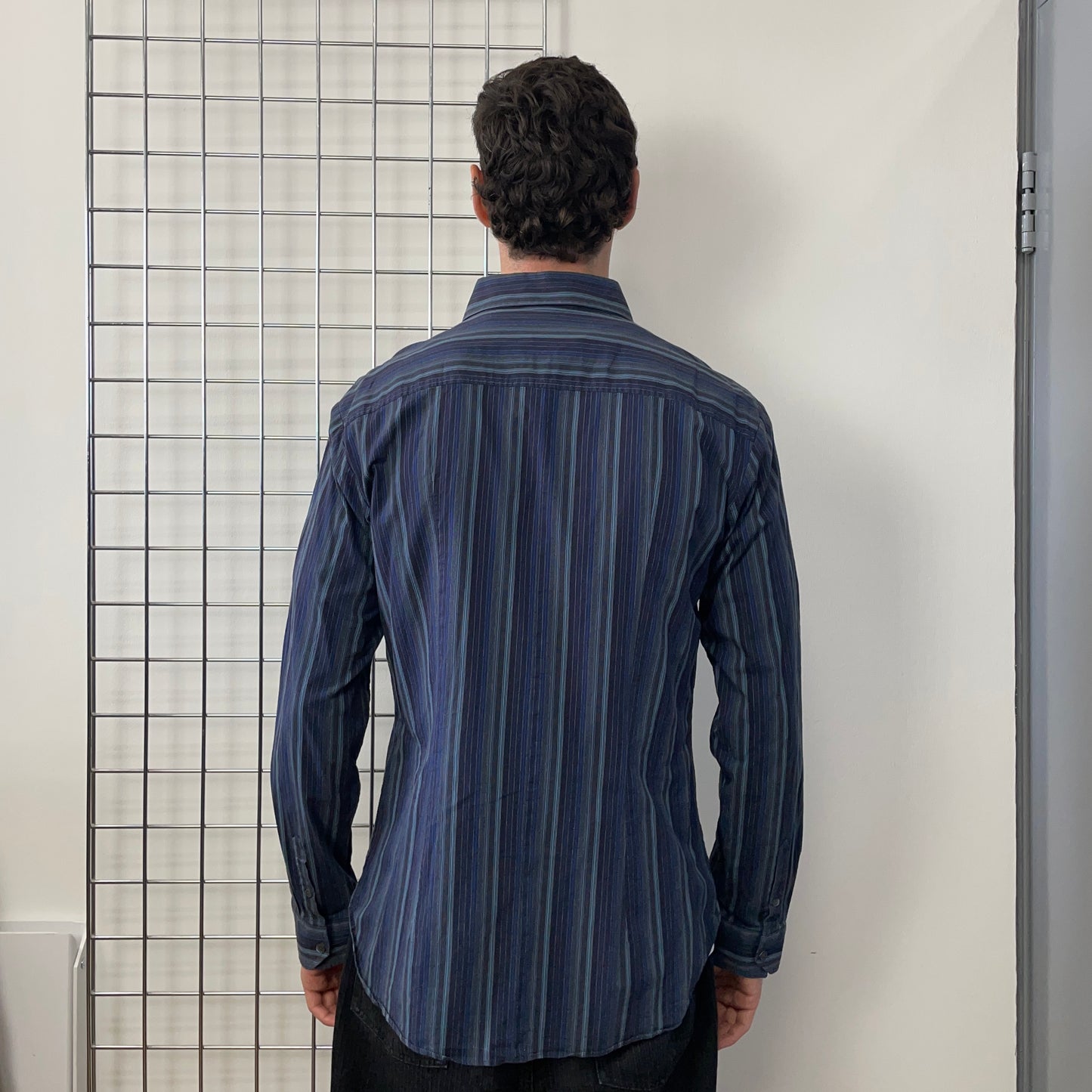 Dolce&Gabbana Men's Blue and Navy Shirt