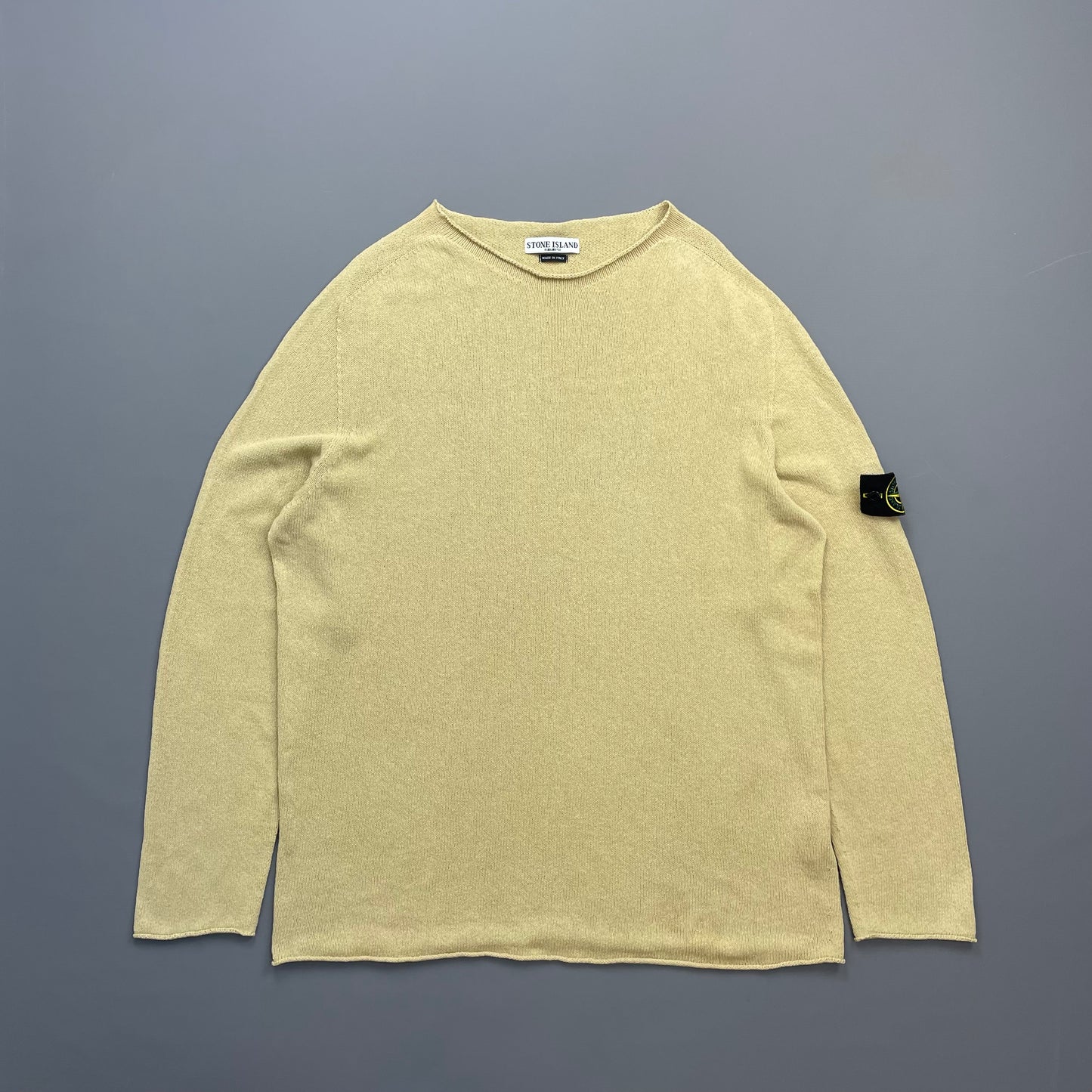 Stone Island Camel AW03 Lightweight Knit Jumper