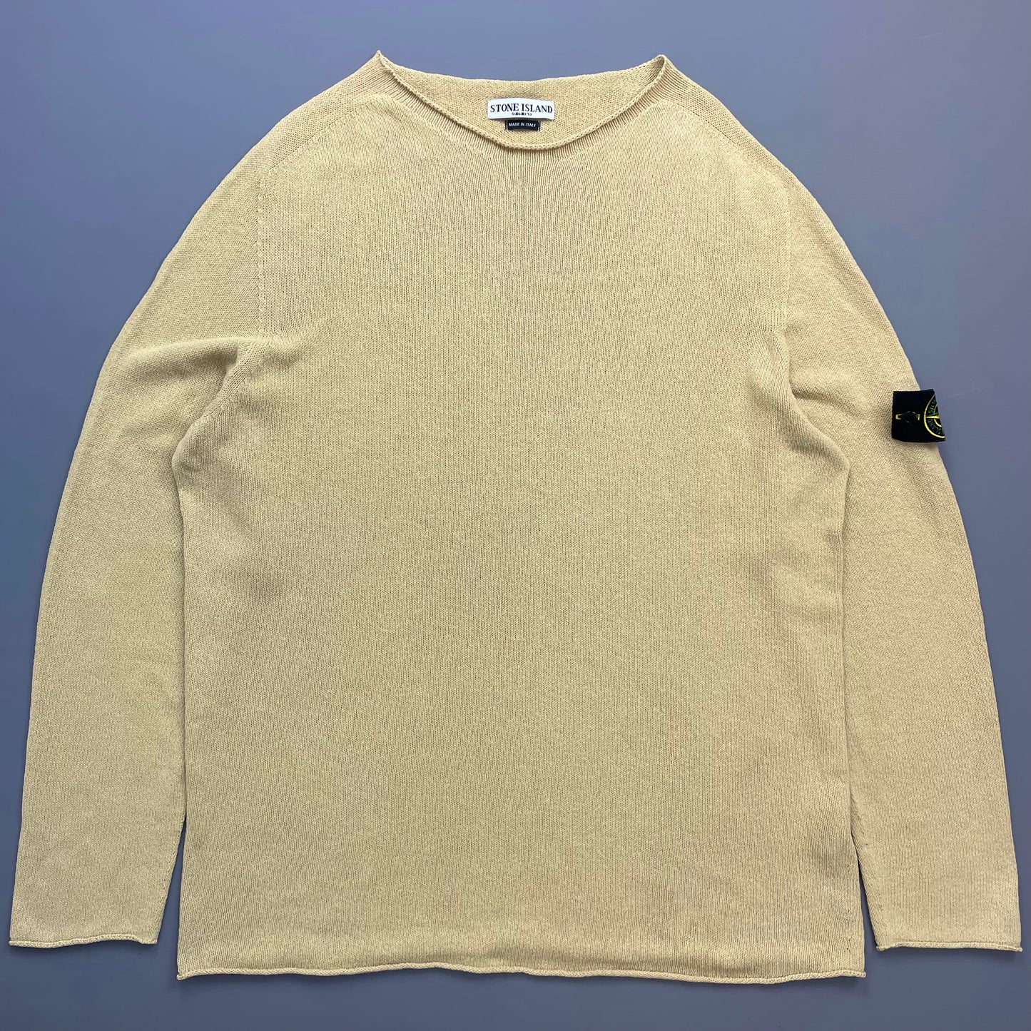 Stone Island Camel AW03 Lightweight Knit Jumper