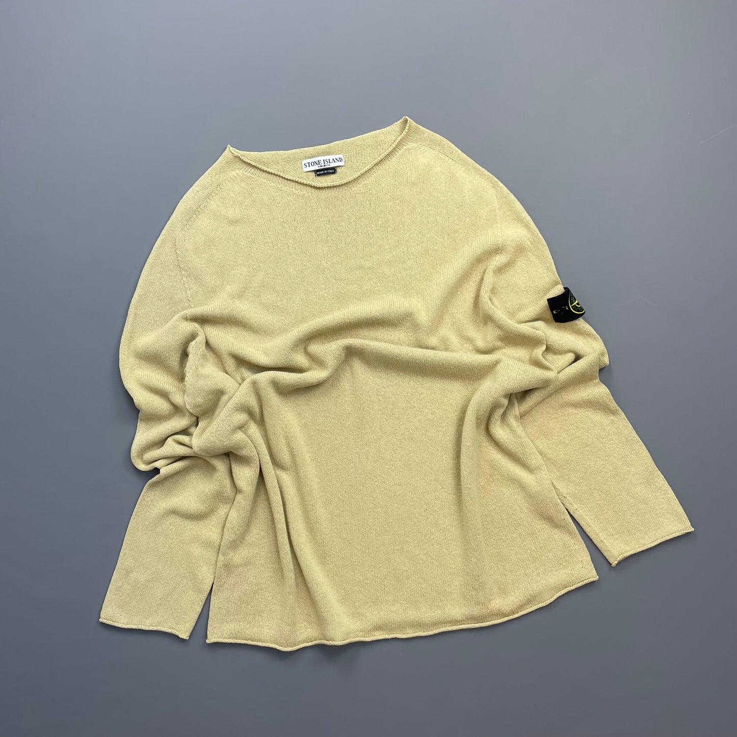 Stone Island Camel AW03 Lightweight Knit Jumper