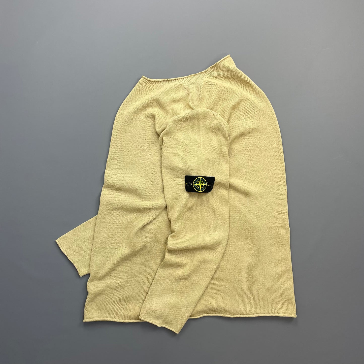 Stone Island Camel AW03 Lightweight Knit Jumper