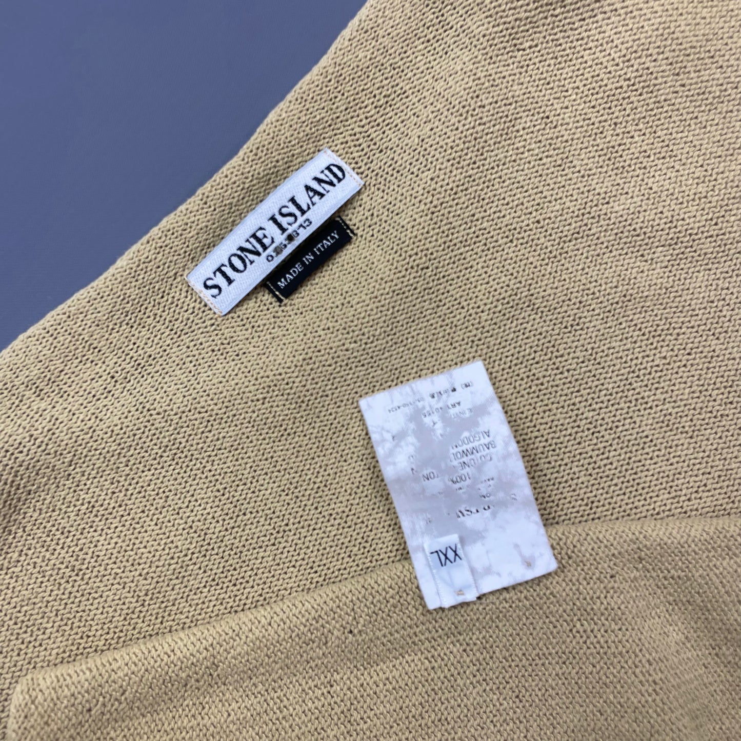 Stone Island Camel AW03 Lightweight Knit Jumper