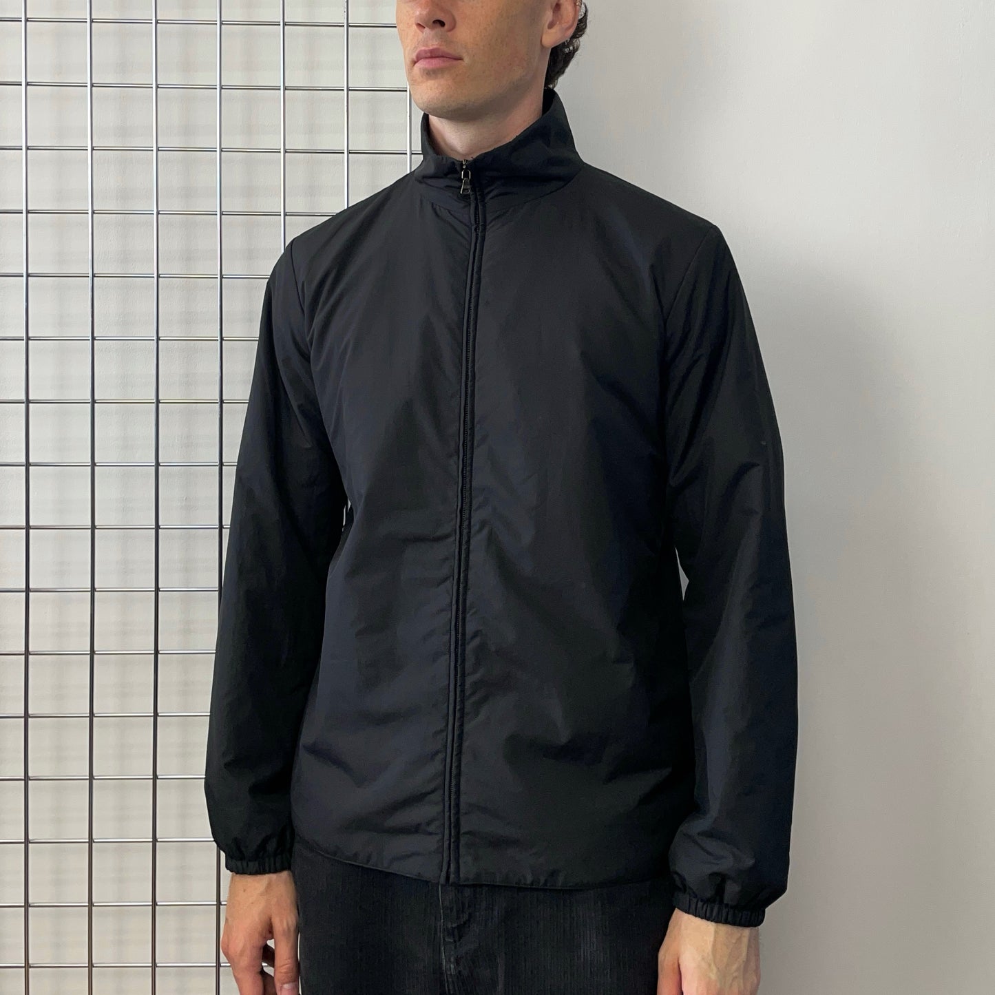 Prada Sport Black 00s Technical Minimalist Jacket