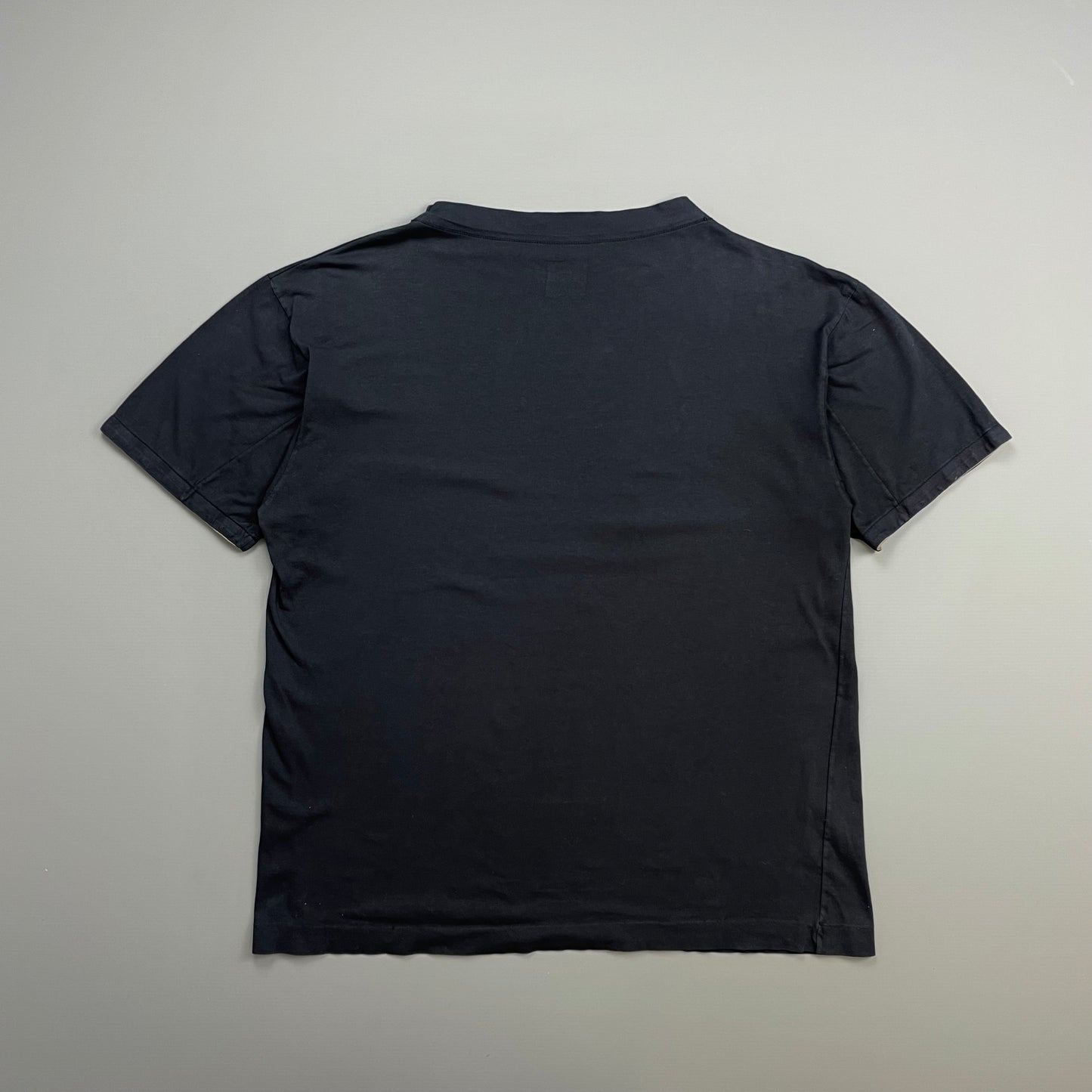Stone Island Navy 80s Cotton Boat Neck Tee