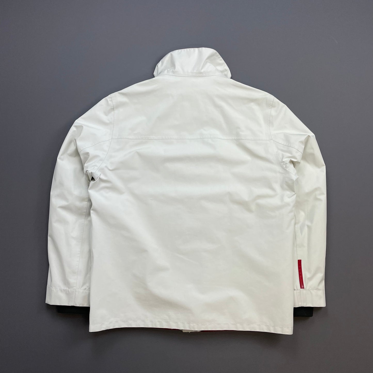 Prada Sport White 00s Goretex 3-in-1 Nylon Padded Bomber Liner & Trench Overcoat