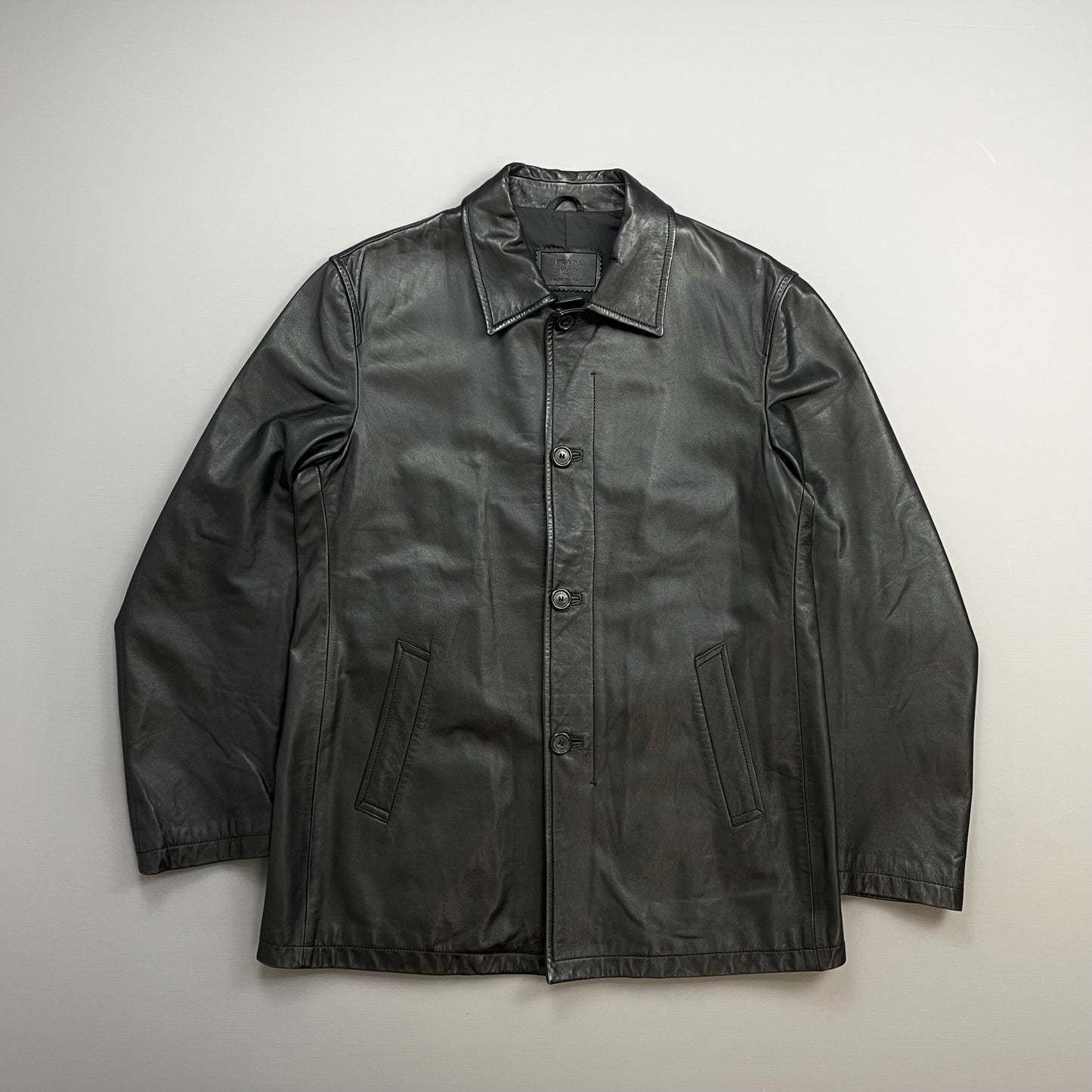 Prada Milano Black FW99/00 Leather Jacket