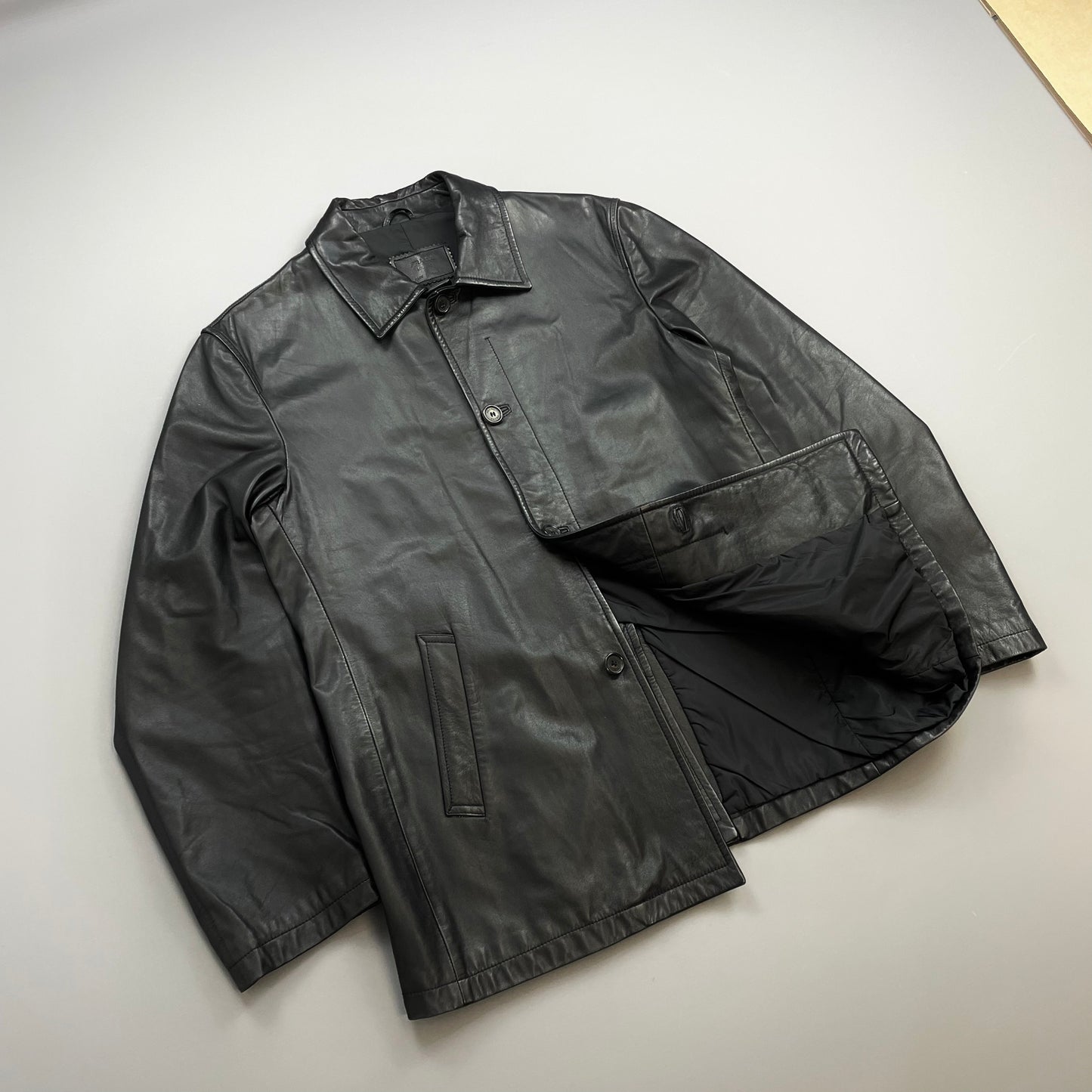 Prada Milano Black FW99/00 Leather Jacket