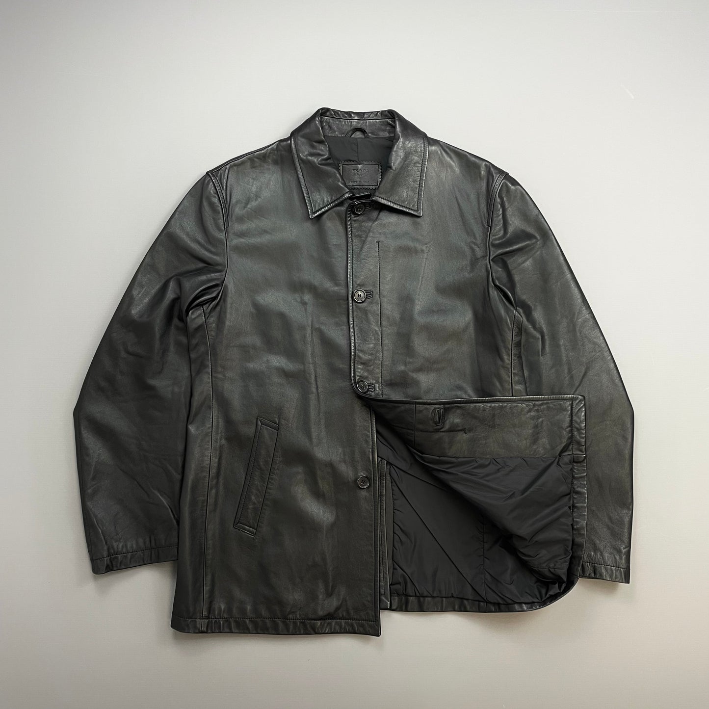 Prada Milano Black FW99/00 Leather Jacket