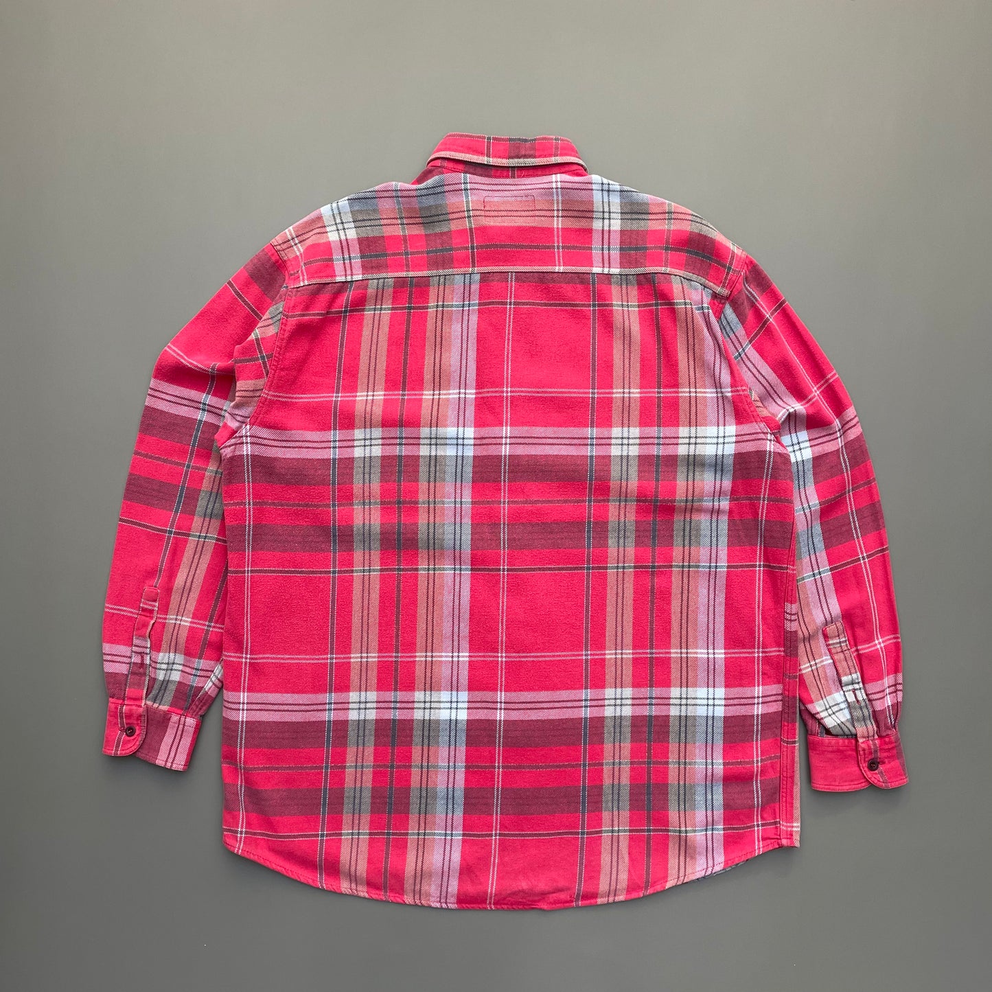 Armani Jeans Red 90s Flannel Shirt