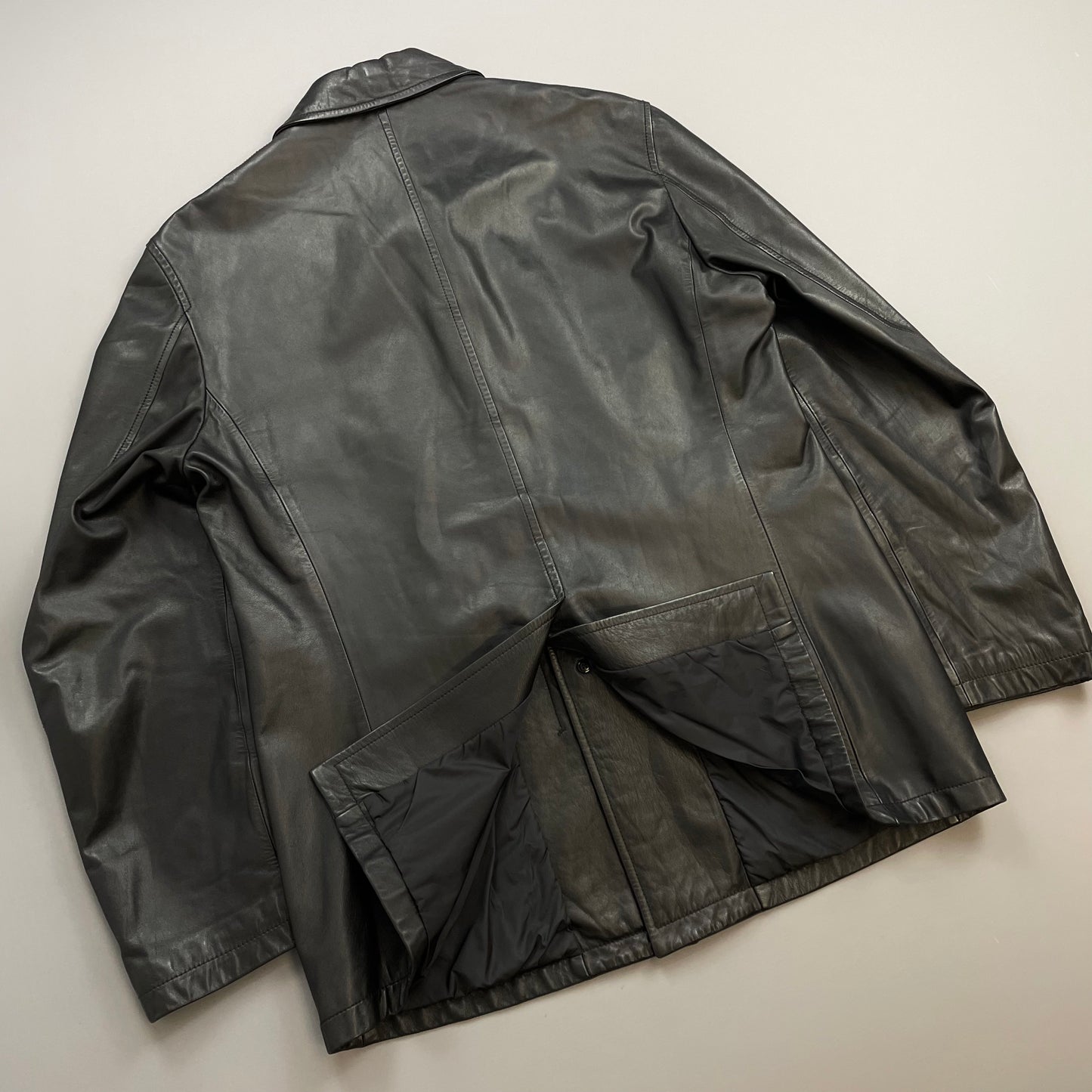 Prada Milano Black FW99/00 Leather Jacket