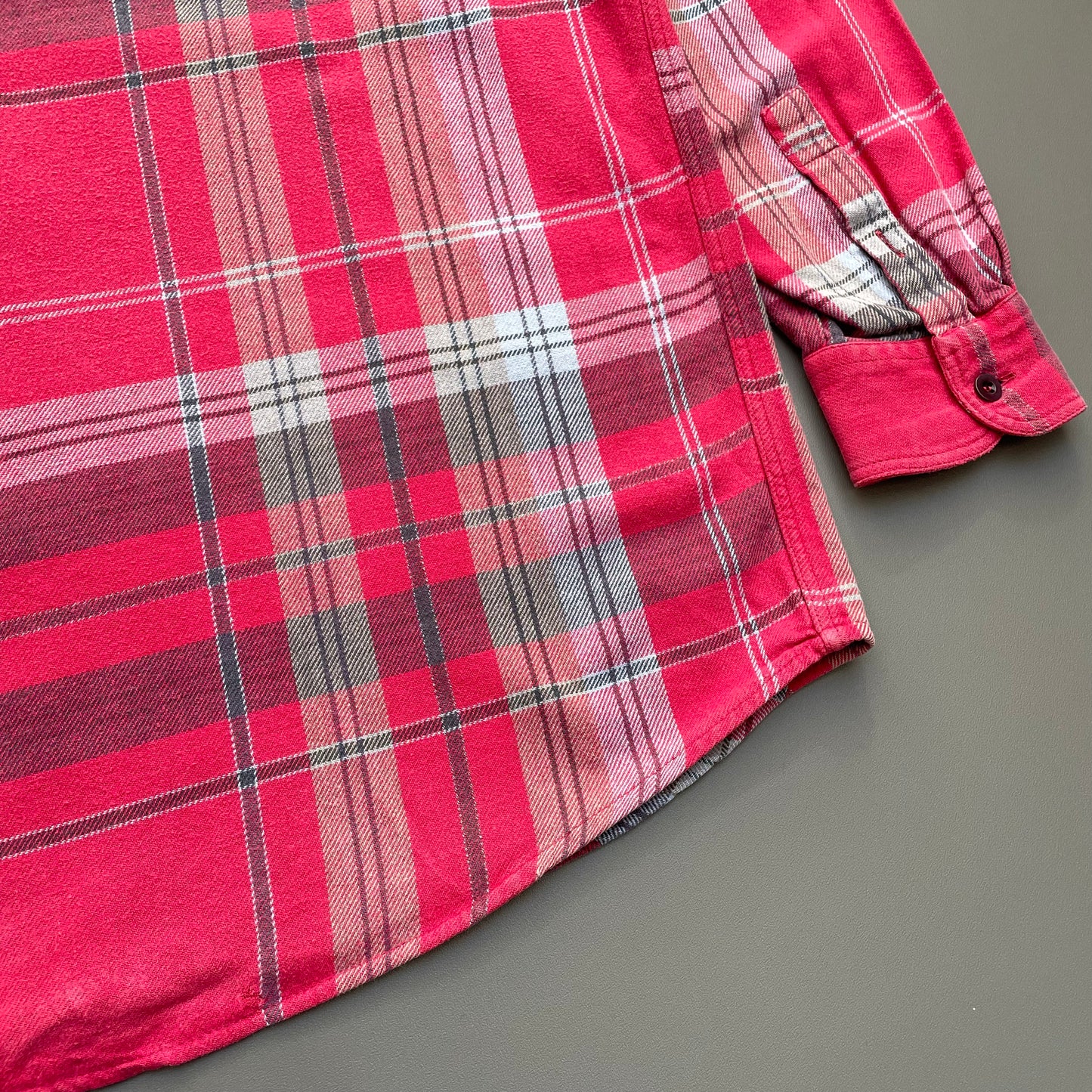 Armani Jeans Red 90s Flannel Shirt