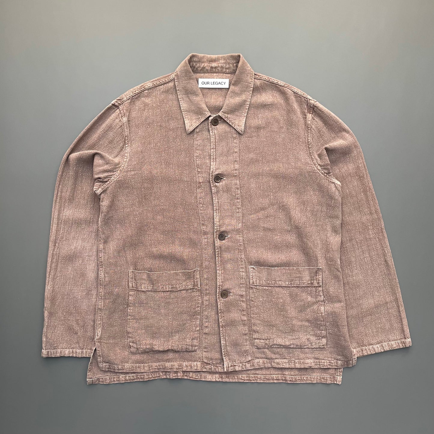 Our Legacy Brown Linen Haven Jacket