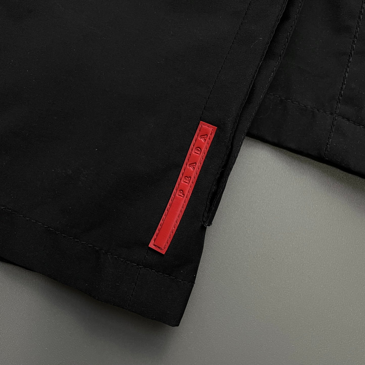 Prada Sport Black 2007 Windstopper Concealed Hood Field Jacket