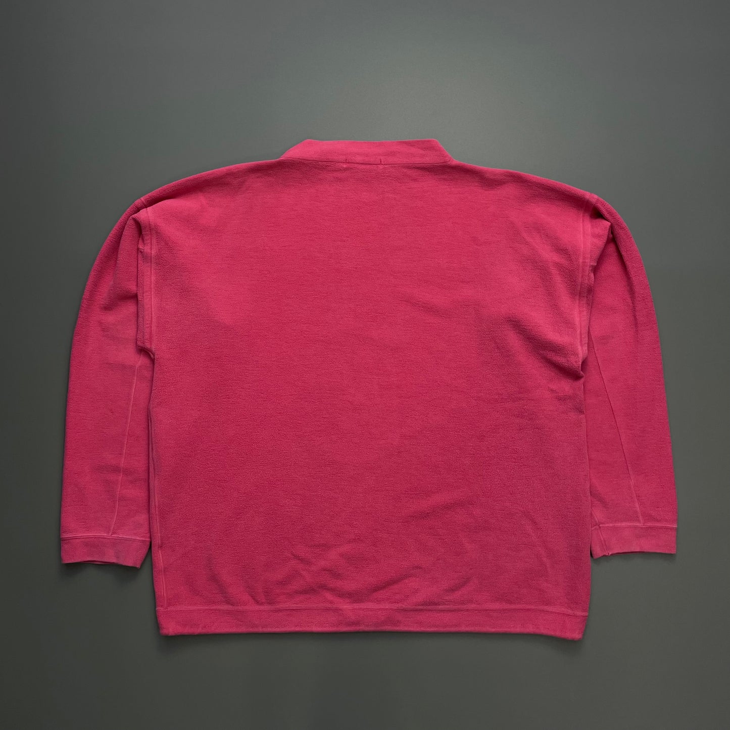 Stone Island Pink 90s Script Spellout Fleece Jumper