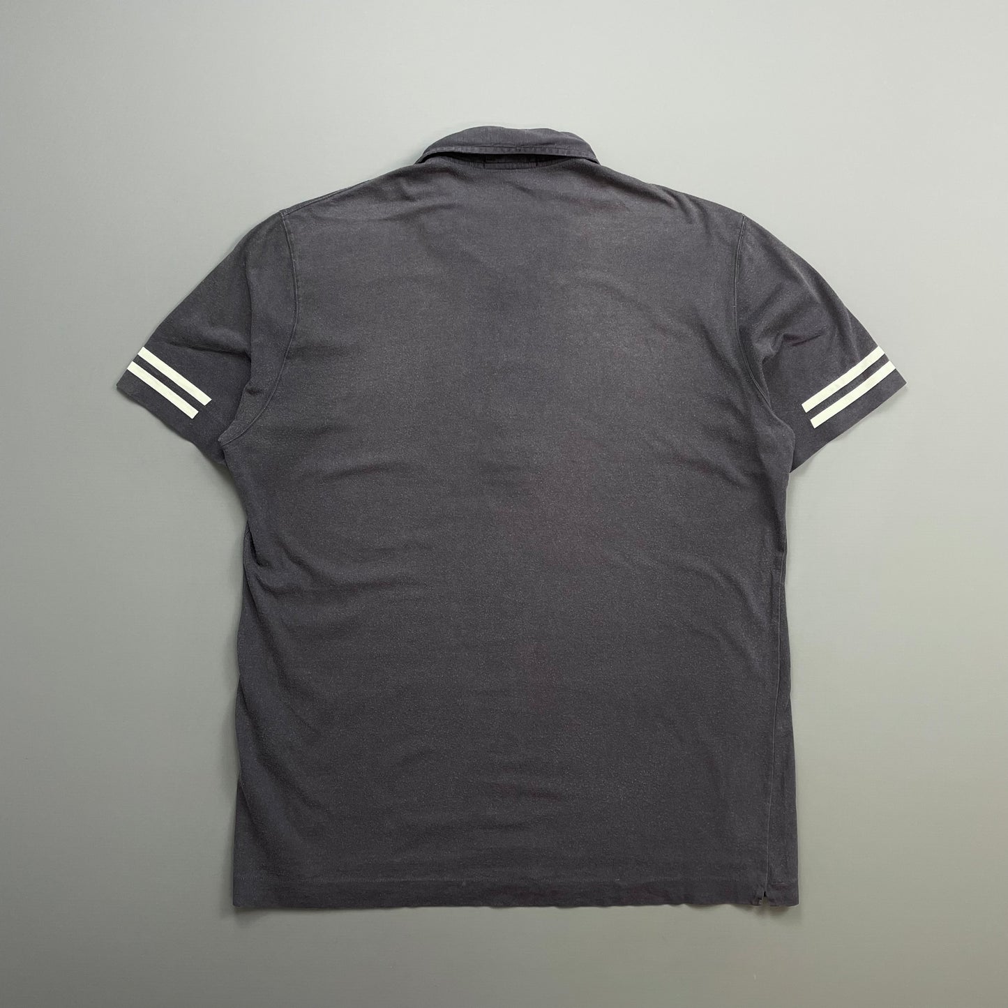 Stone Island Grey SS09 Chest Emblem Short Sleeve Polo Shirt