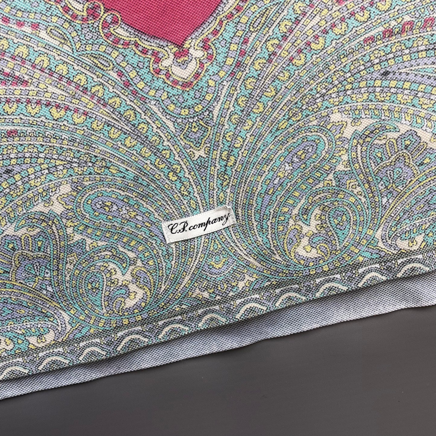 C.P. Company Multi-Colour 80s Paisley Ideas From Massimo Osti Long Sleeve Polo Shirt