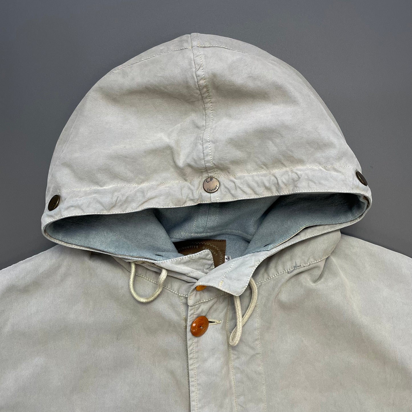 C.P. Company Grey 1992 Ideas From Massimo Osti Rubber Wool 2-in-1 Parka