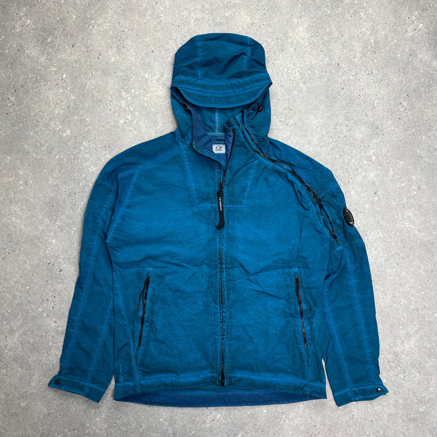 C.P. Company Blue Chrome Re-Colour Nylon Jacket
