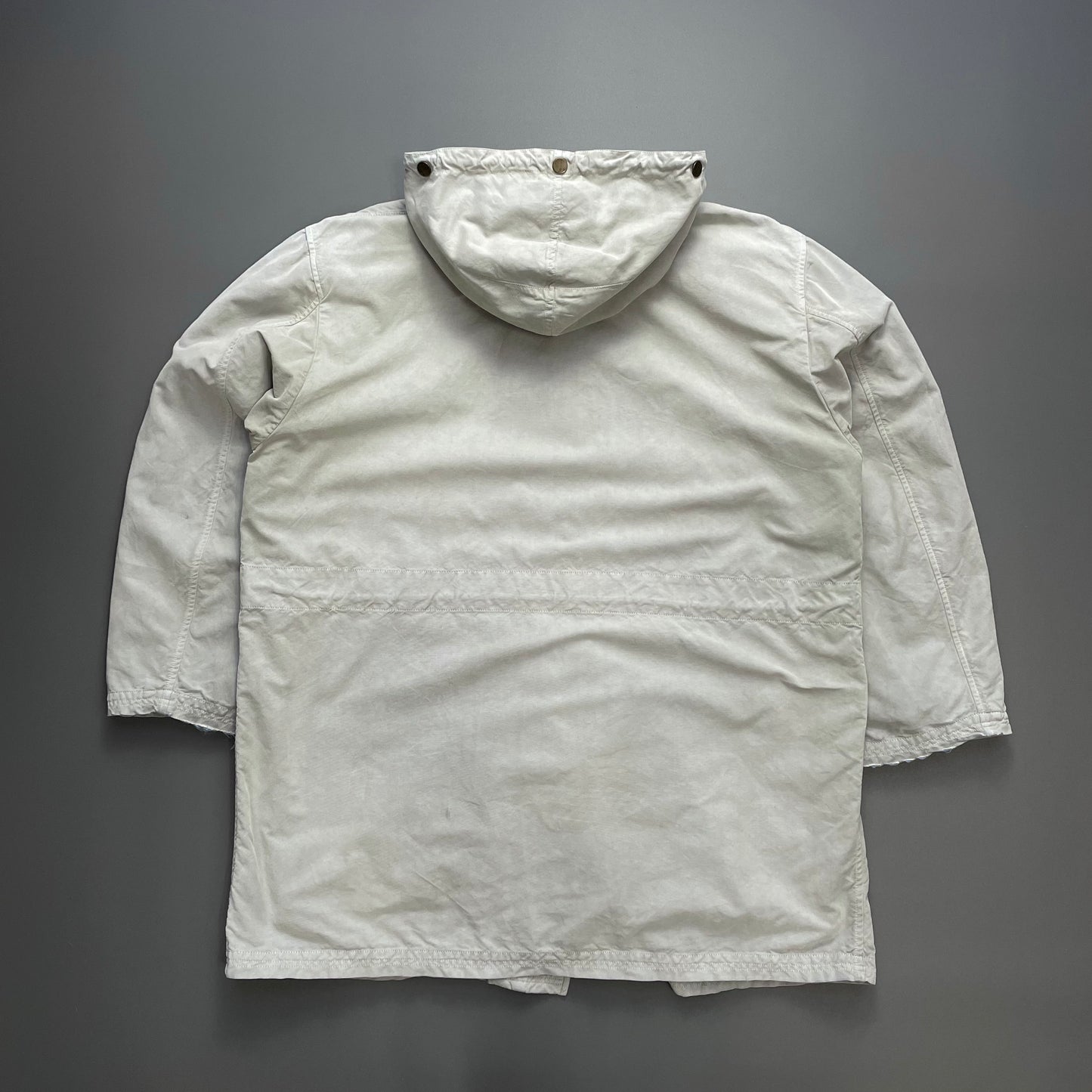 C.P. Company Grey 1992 Ideas From Massimo Osti Rubber Wool 2-in-1 Parka