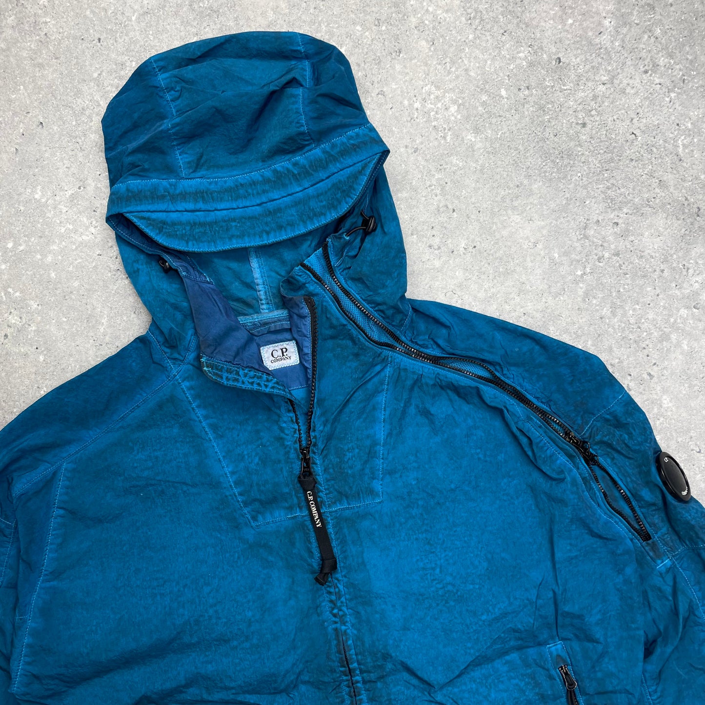 C.P. Company Blue Chrome Re-Colour Nylon Jacket