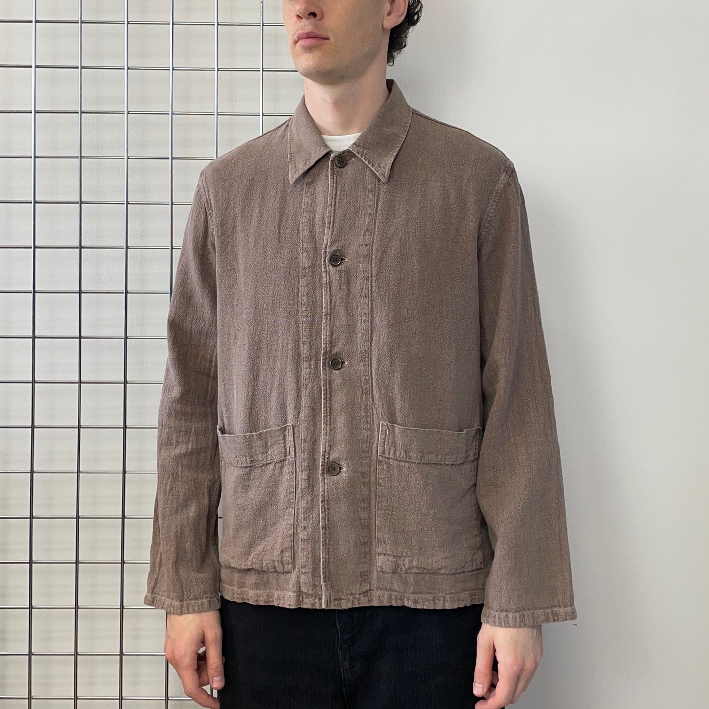 Our Legacy Brown Linen Haven Jacket