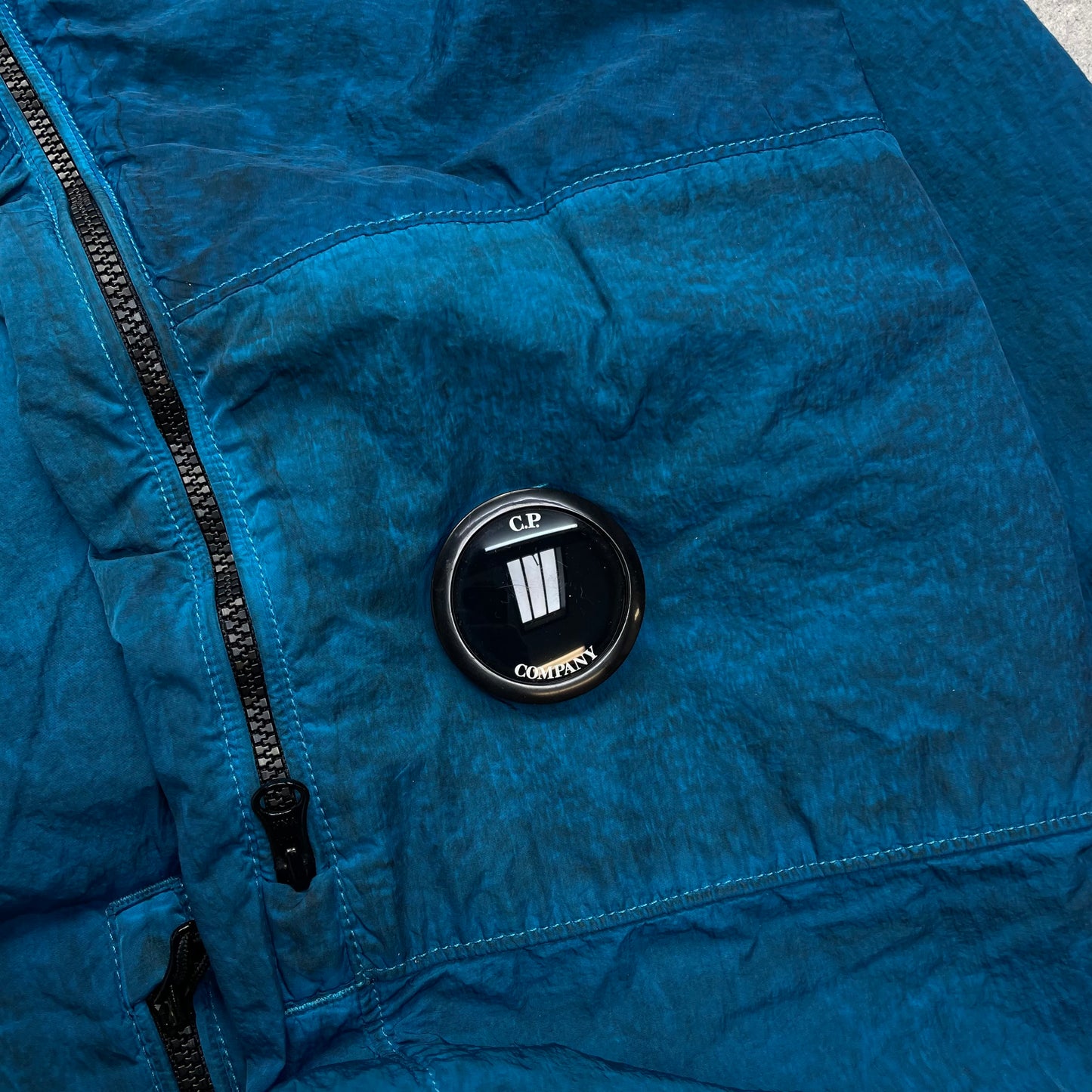 C.P. Company Blue Chrome Re-Colour Nylon Jacket
