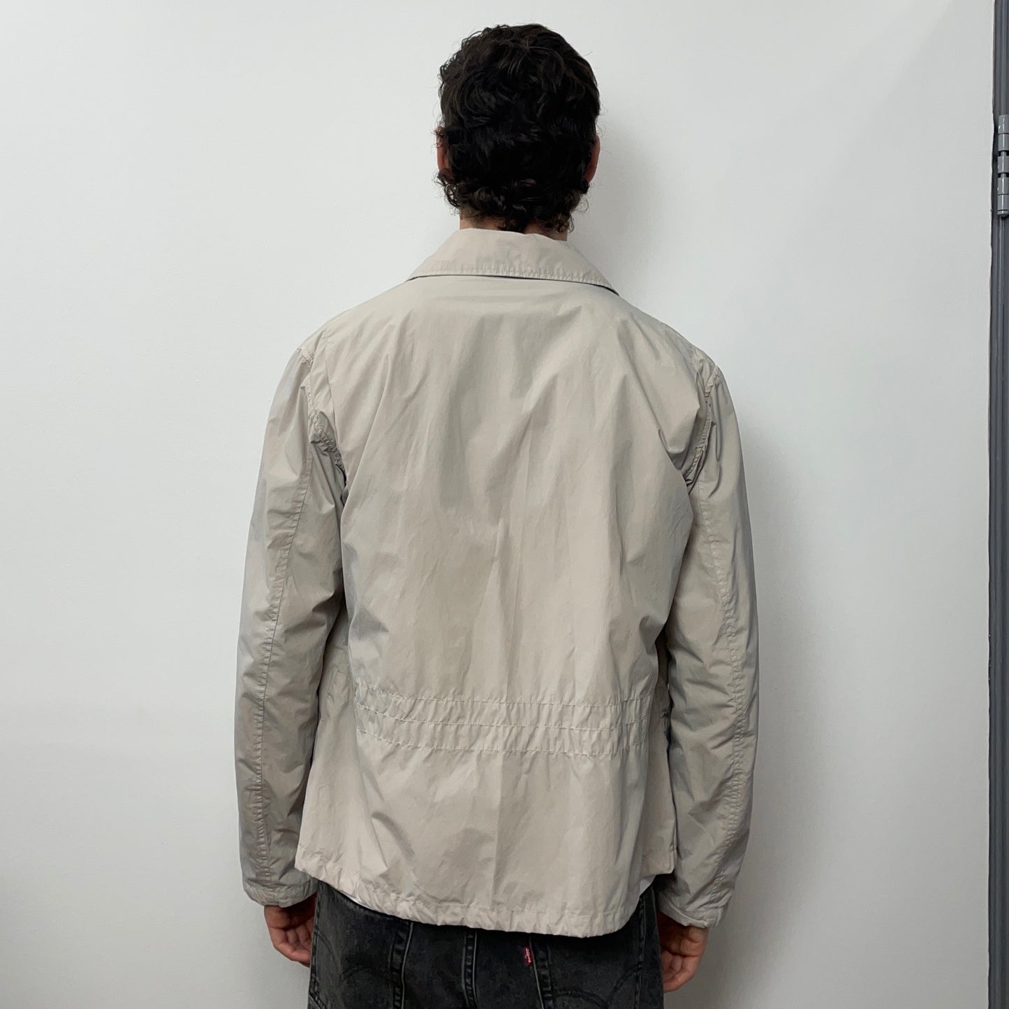 Stone Island Denims Grey SS03 Nylon Zip-Through Harrington Jacket