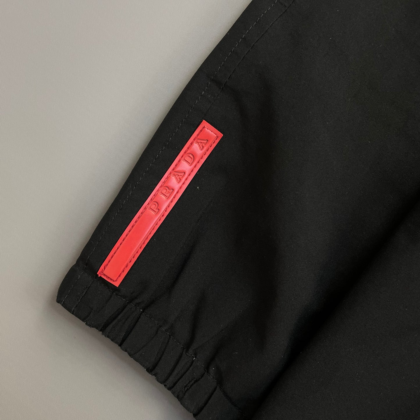 Prada Sport Black 00s Goretex Zip-Through Trench Coat