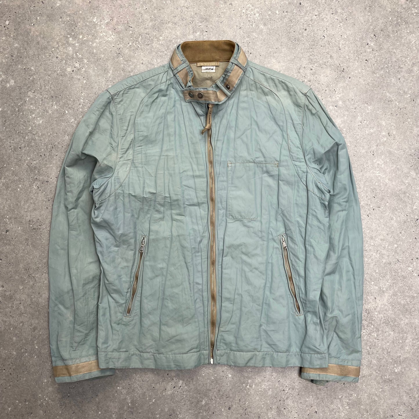 C.P. Company Light Blue Biker Jacket SS06