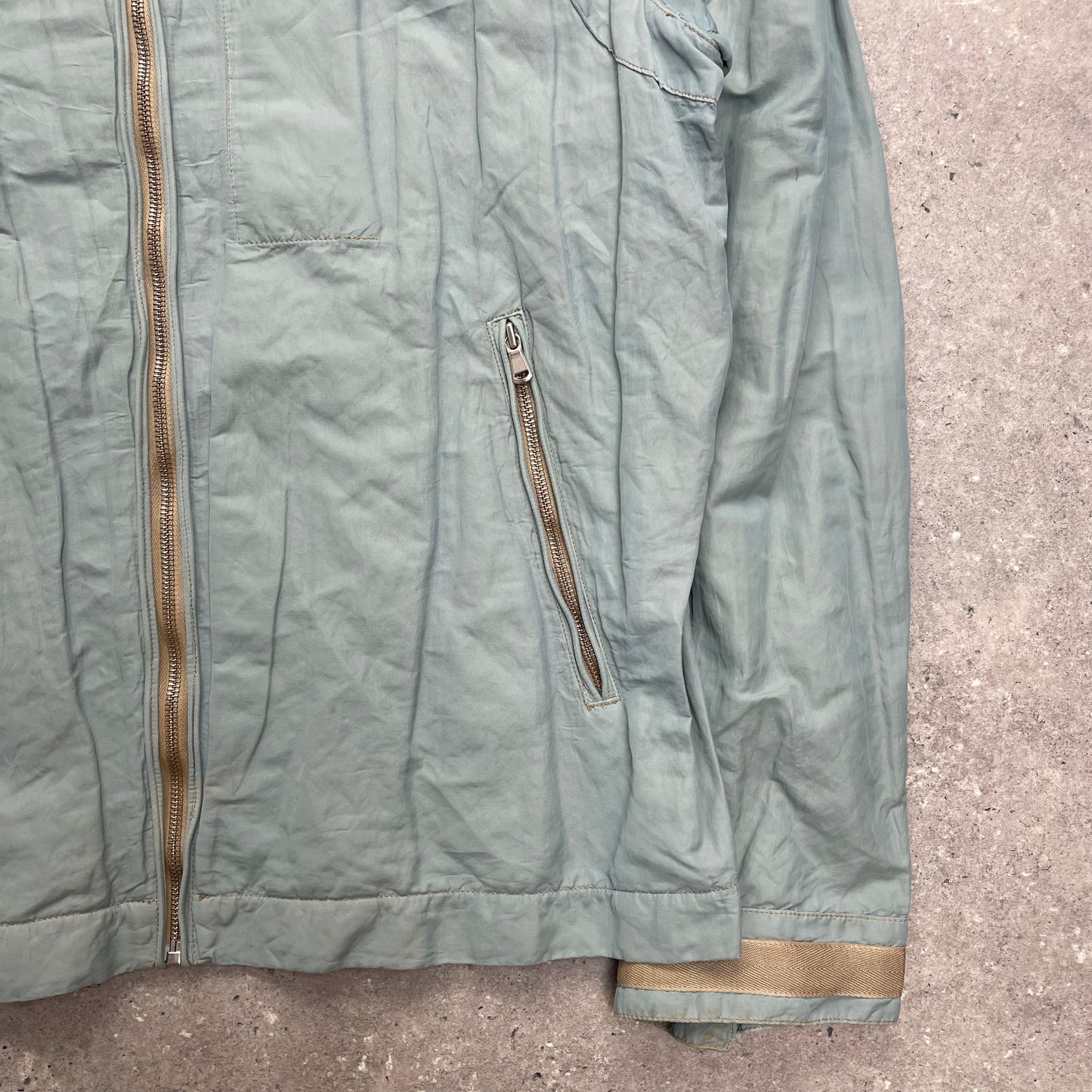 C.P. Company Light Blue Biker Jacket SS06