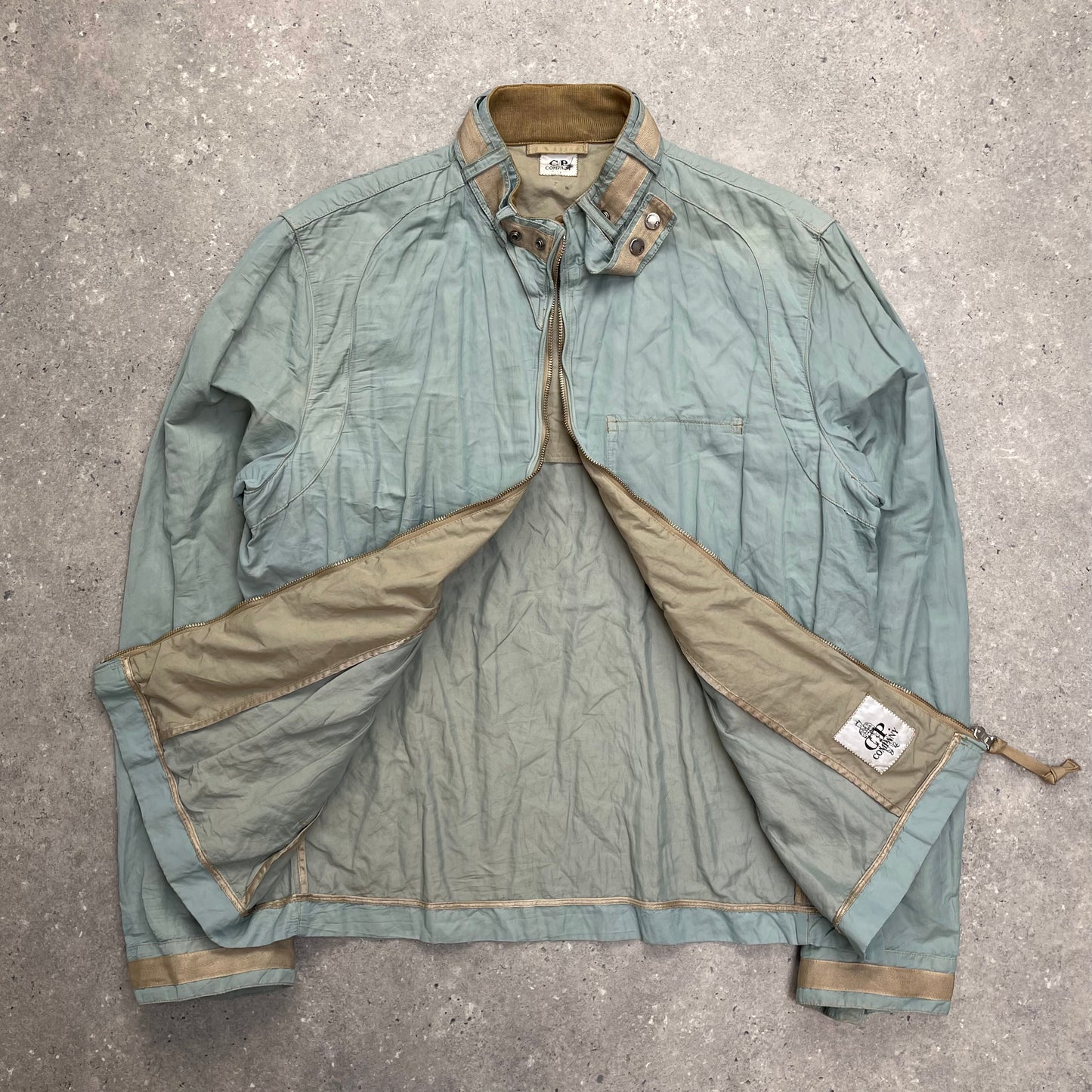 C.P. Company Light Blue Biker Jacket SS06