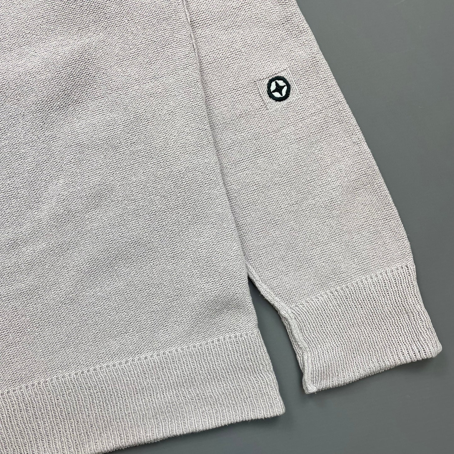 Stone Island Denims Off-Pink SS06 Lightweight Raw Edge Knit Jumper