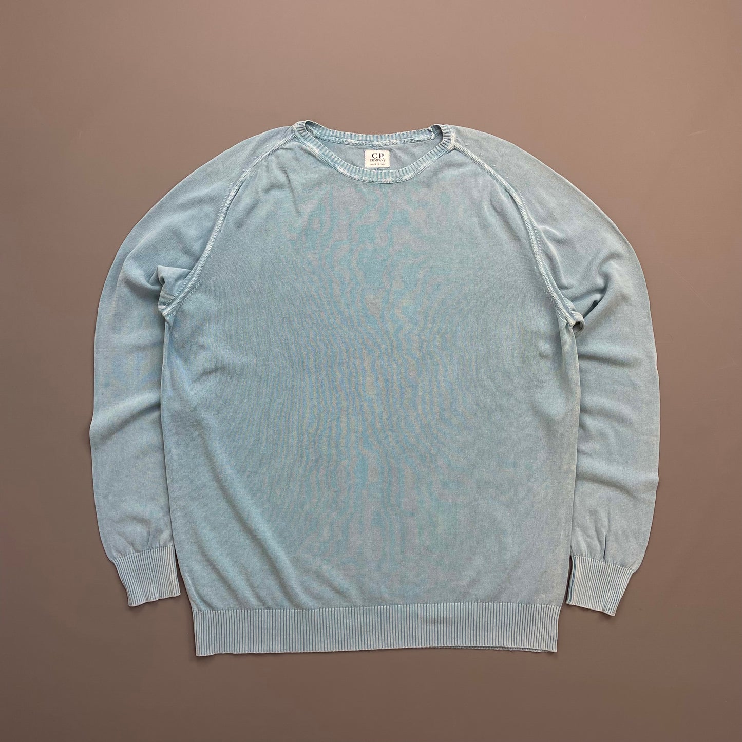 C.P. Company Blue Lightweight Cotton Knit Jumper