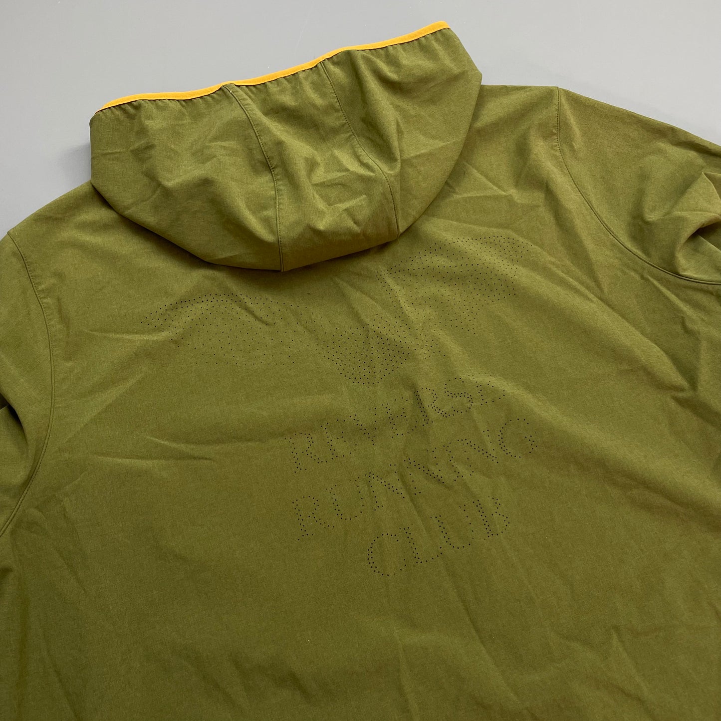 Nike Gyakusou Green Reverse Running Club Lightweight Hooded Windbreaker Jacket