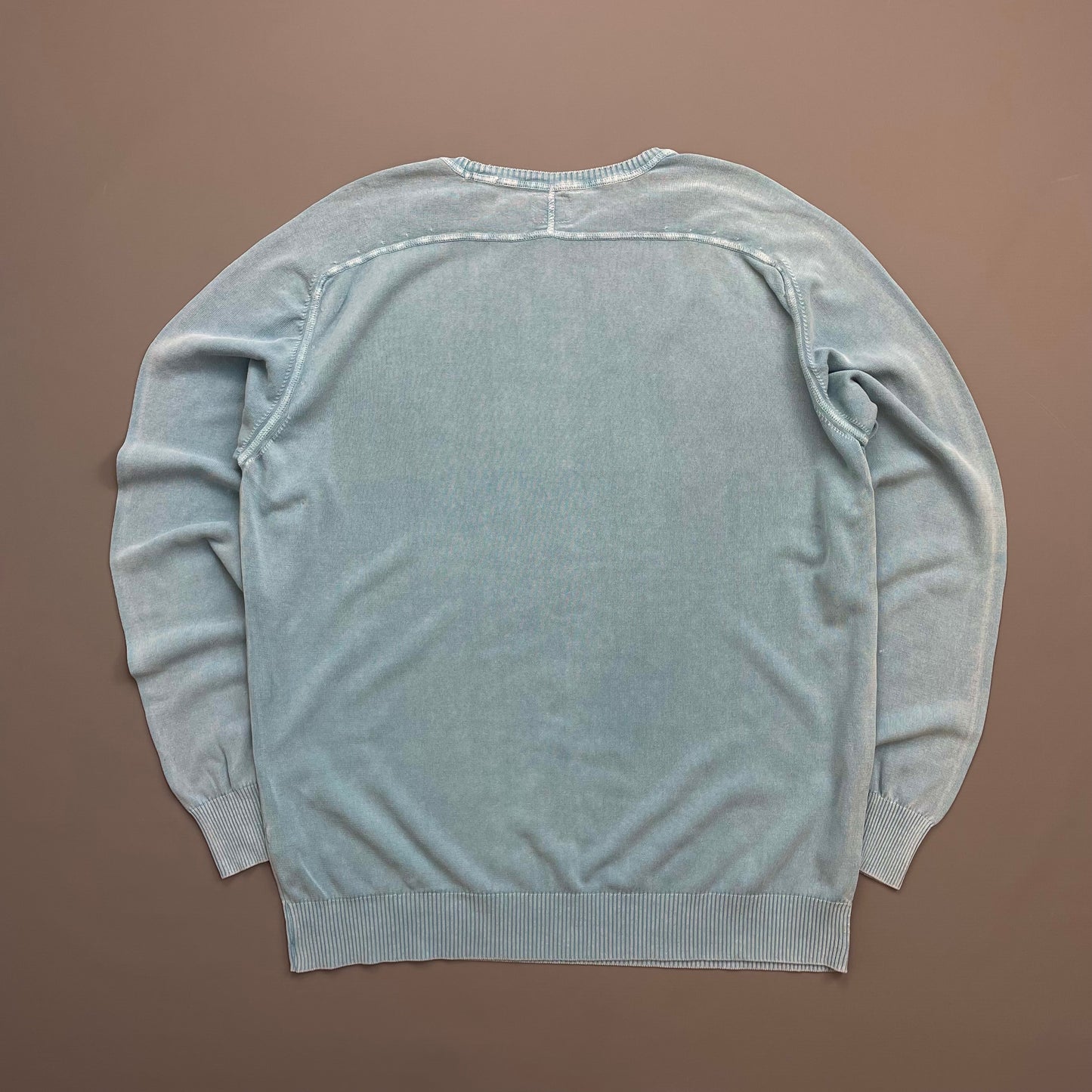 C.P. Company Blue Lightweight Cotton Knit Jumper