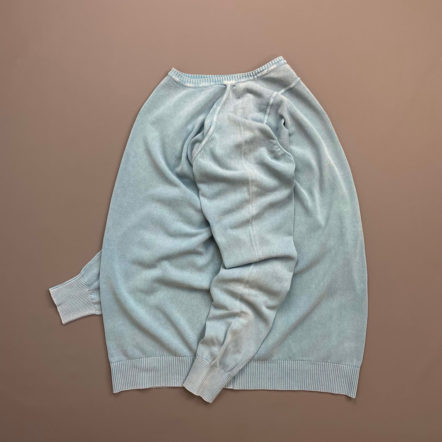 C.P. Company Blue Lightweight Cotton Knit Jumper