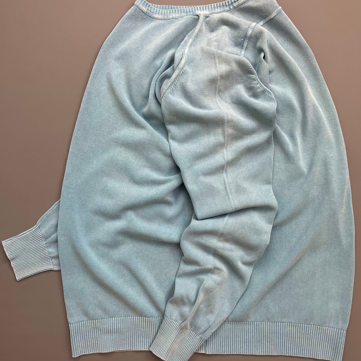 C.P. Company Blue Lightweight Cotton Knit Jumper