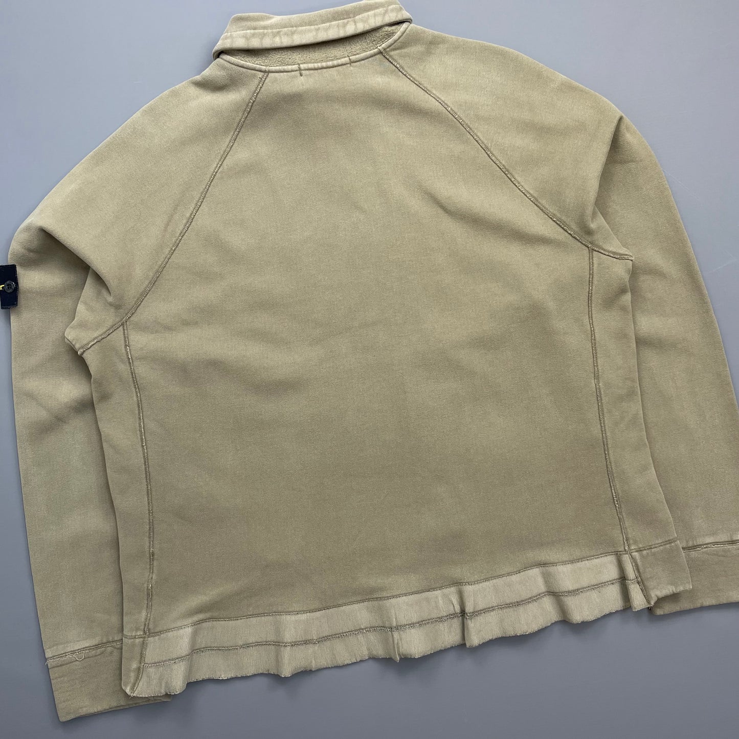 Stone Island Beige AW06 Brushed Cotton Zip-Through Jacket