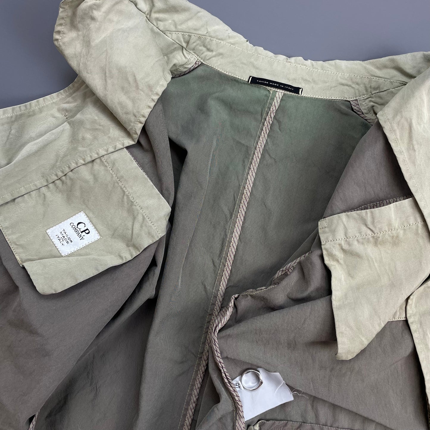 C.P. Company Beige 00s Tailor Made in Italy Jacket