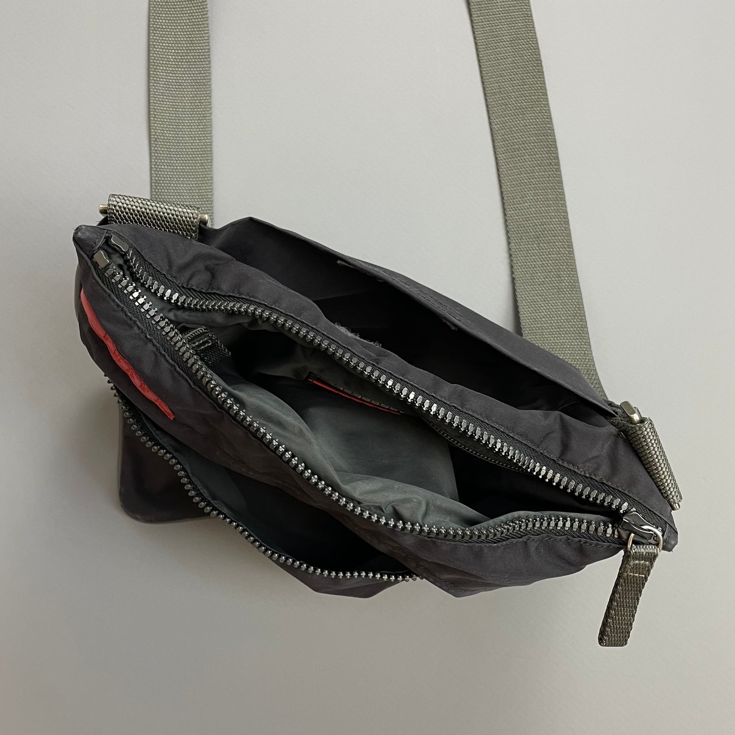 Prada Sport Black 00s Crossbody Shoulder Bag
