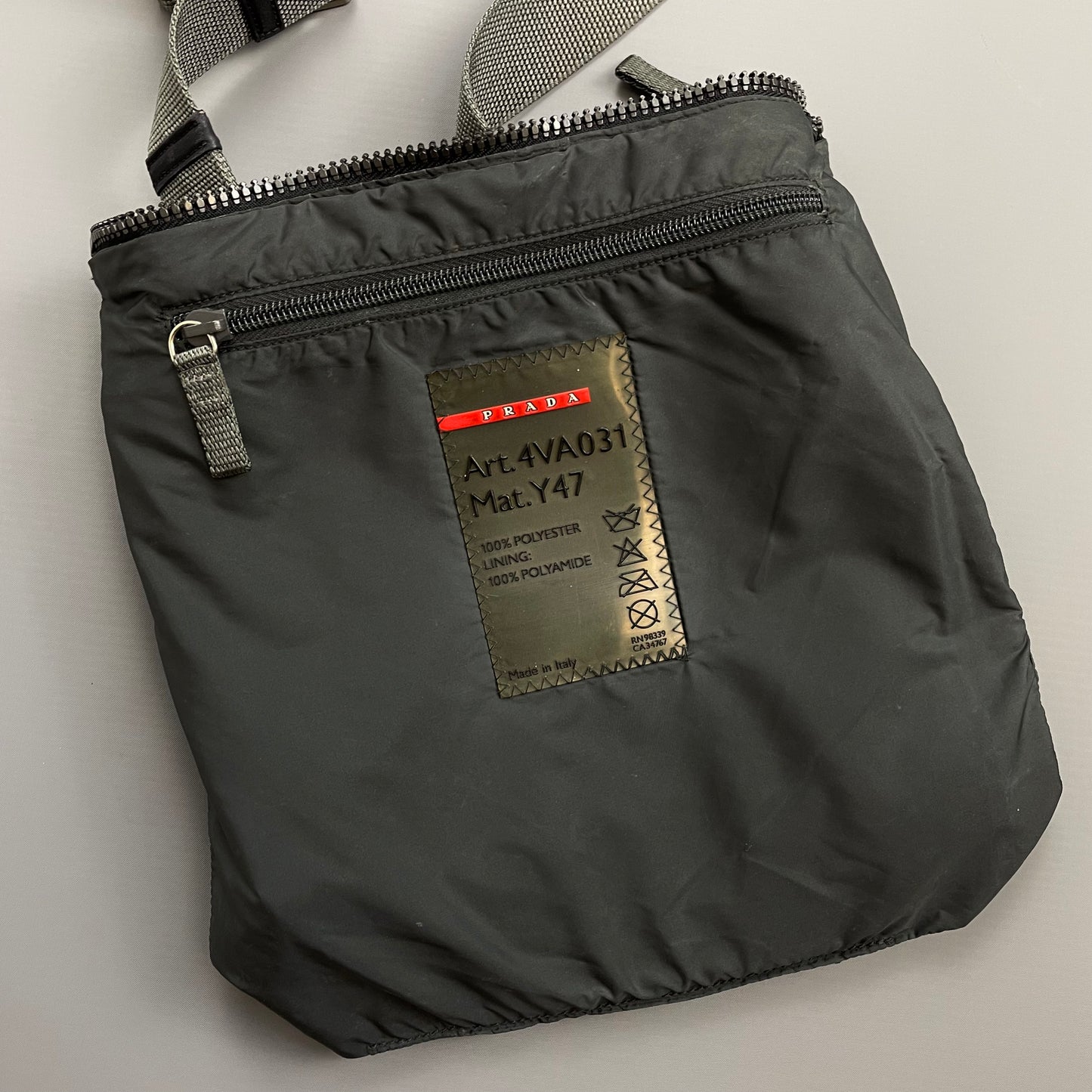 Prada Sport Black 00s Crossbody Shoulder Bag