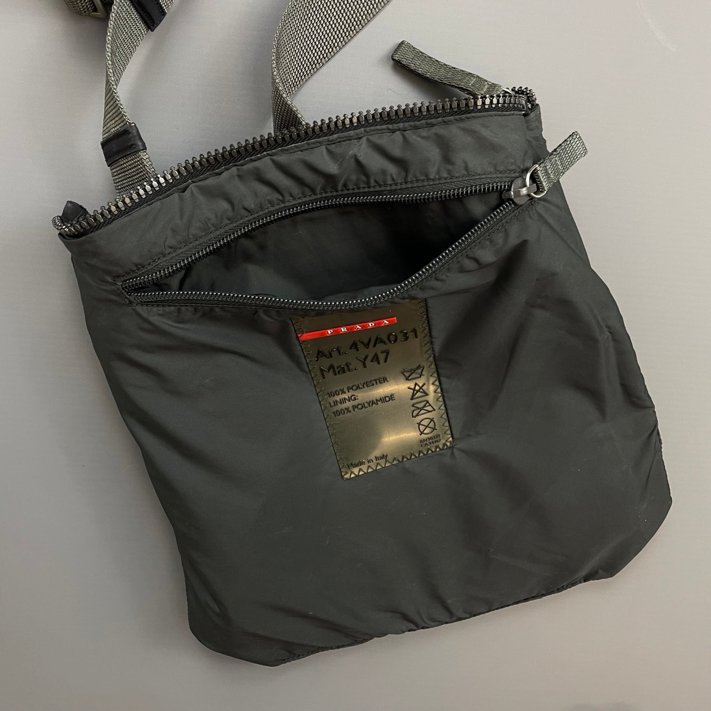 Prada Sport Black 00s Crossbody Shoulder Bag