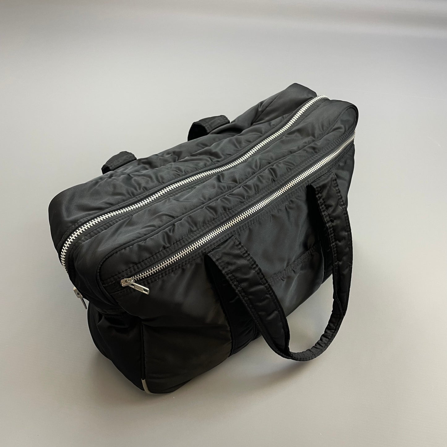 Porter Yoshida & Co. Black Nylon Tanker Duffle Boston Day Bag